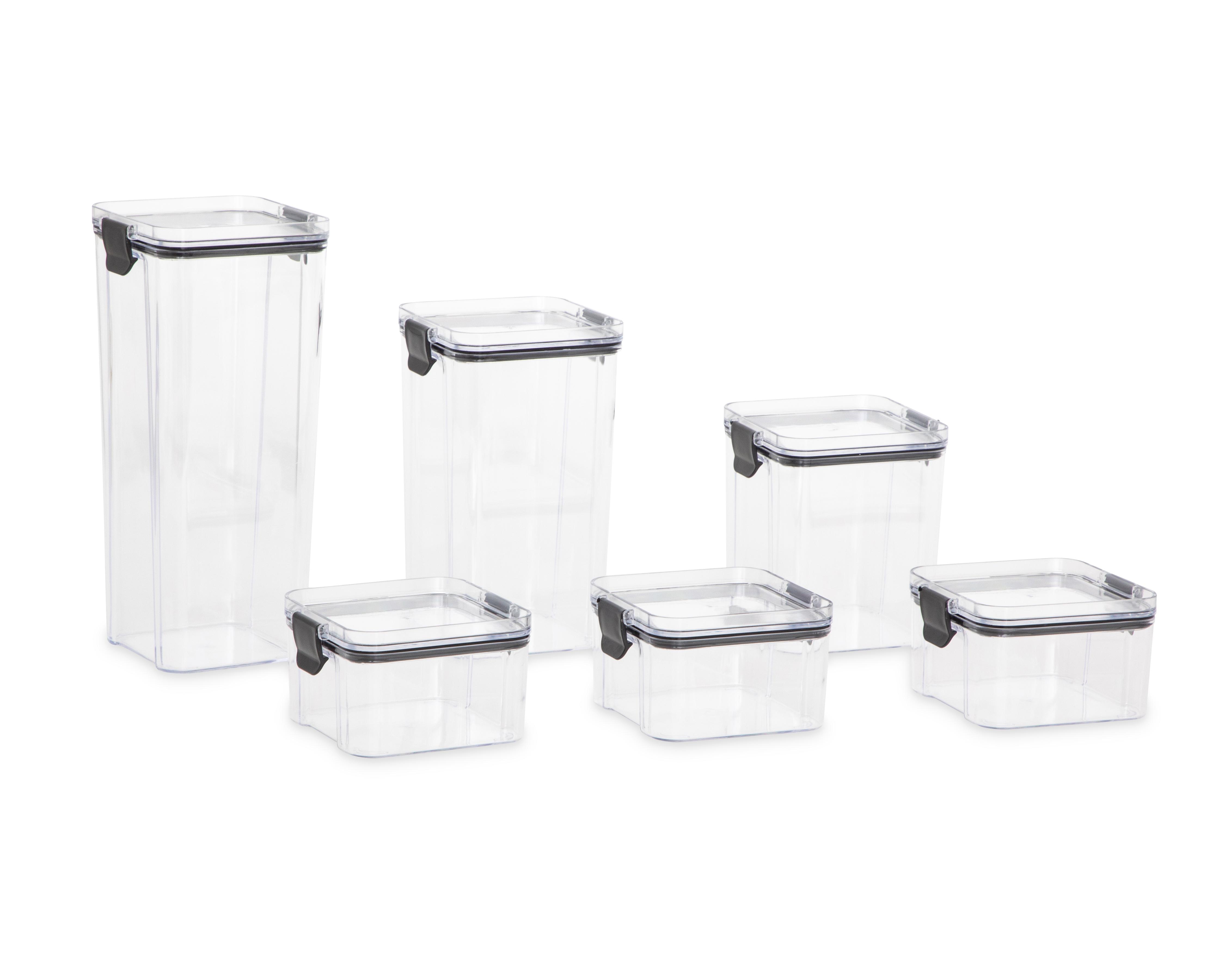 Contenedor de Plástico +Simple 6 Piezas