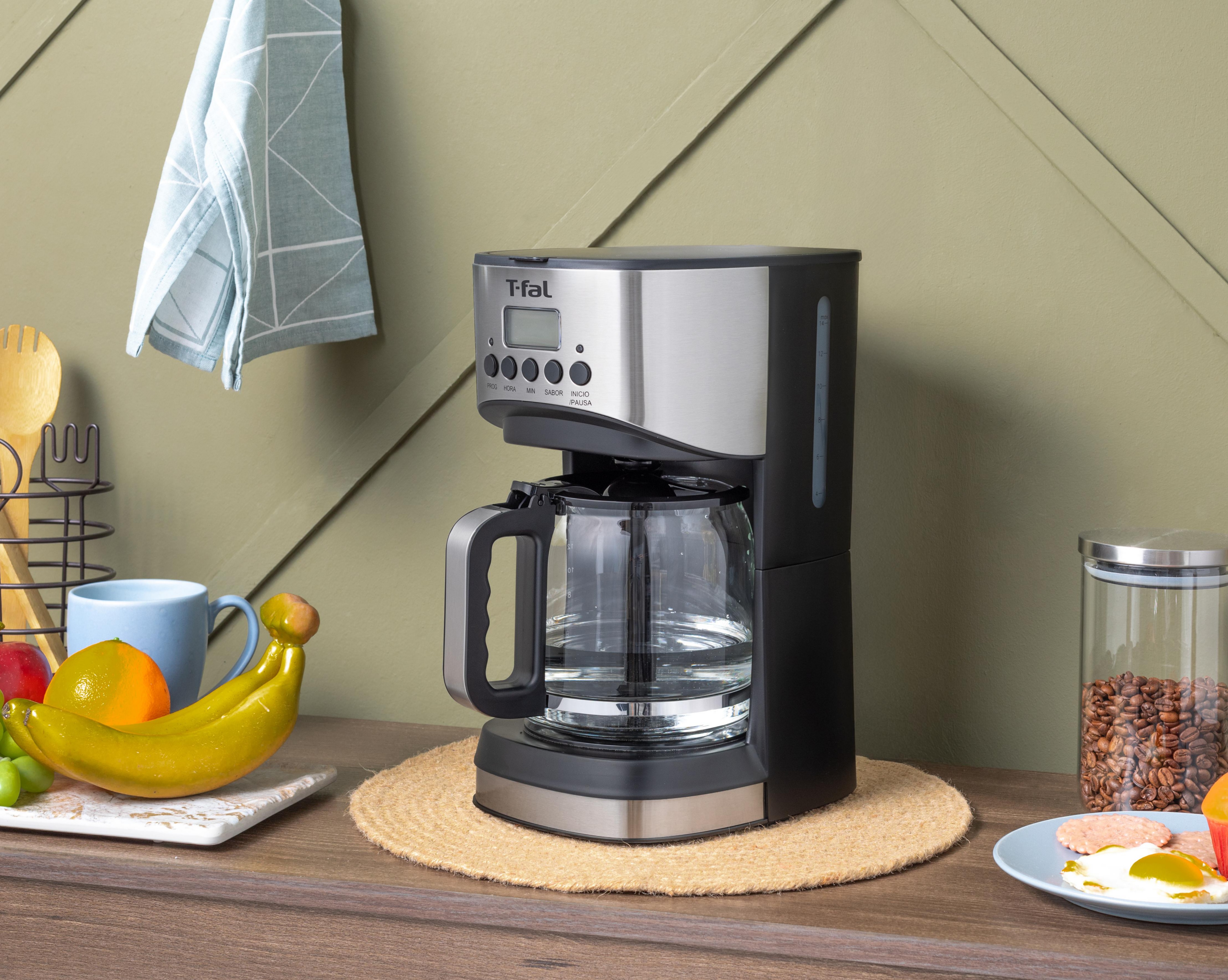 Cafetera T-Fal 14 Tazas Programable