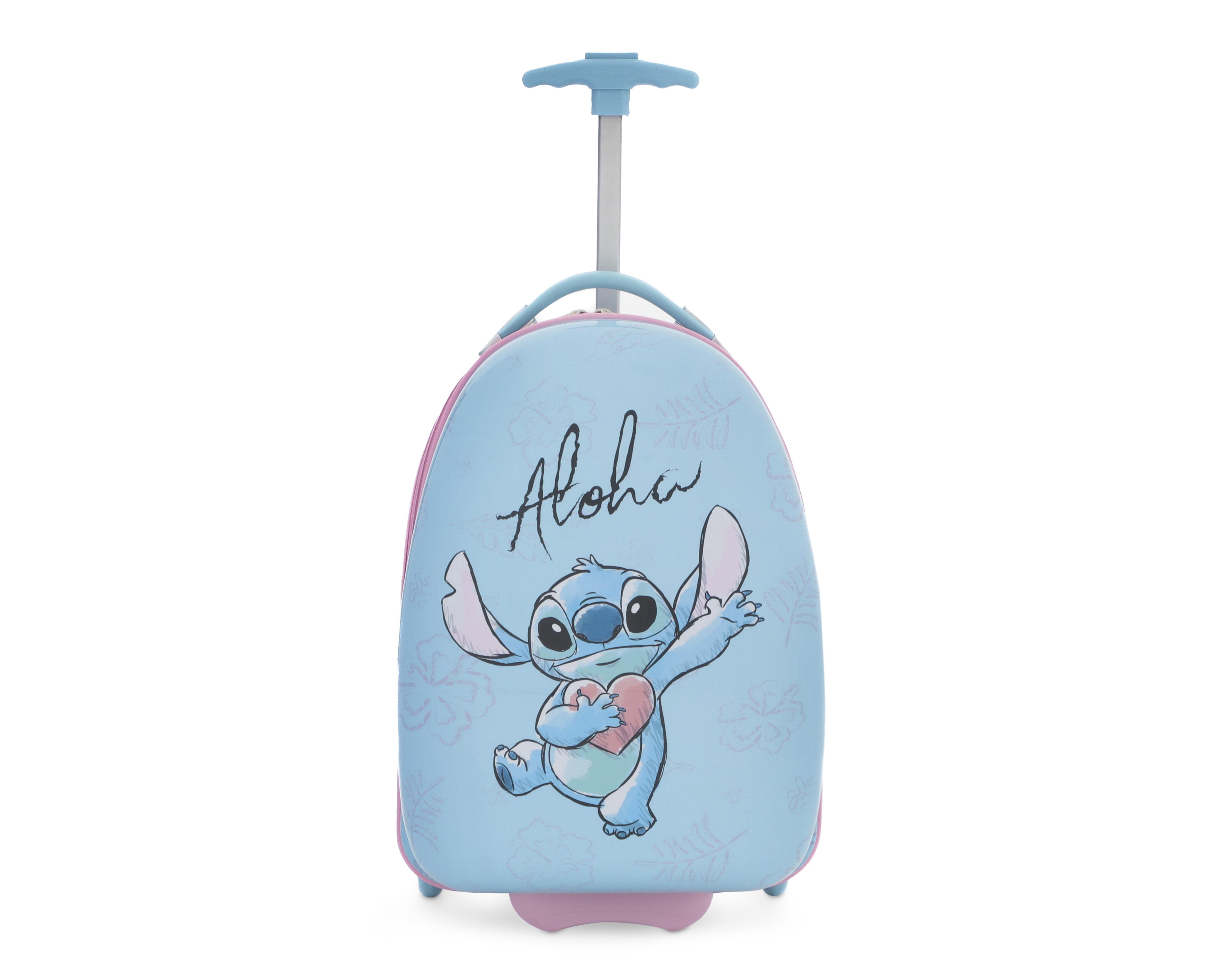 Maleta Infantil Disney Stitch 16 Pulgadas Azul