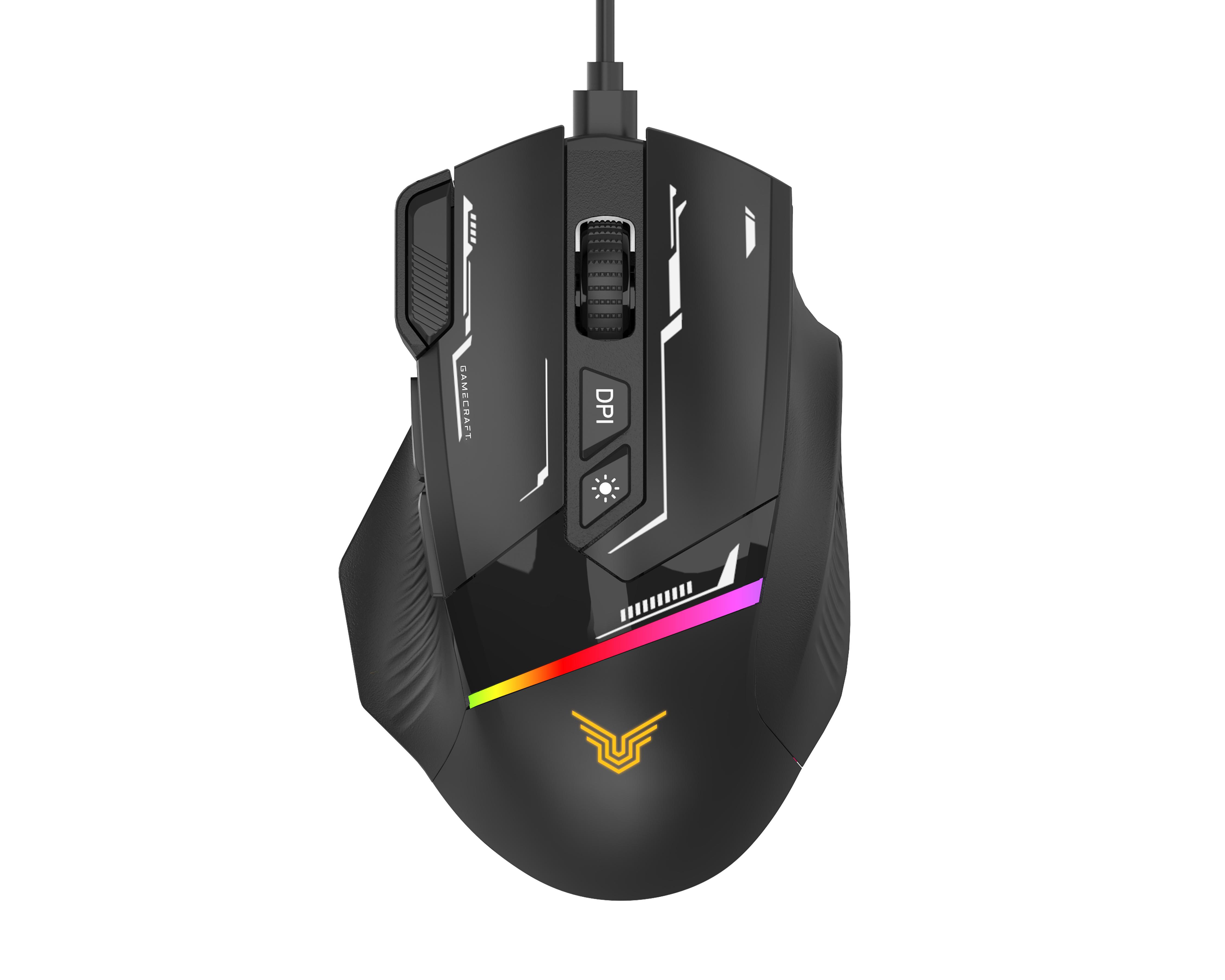 Mouse Alámbrico Gamecraft Xenon M60