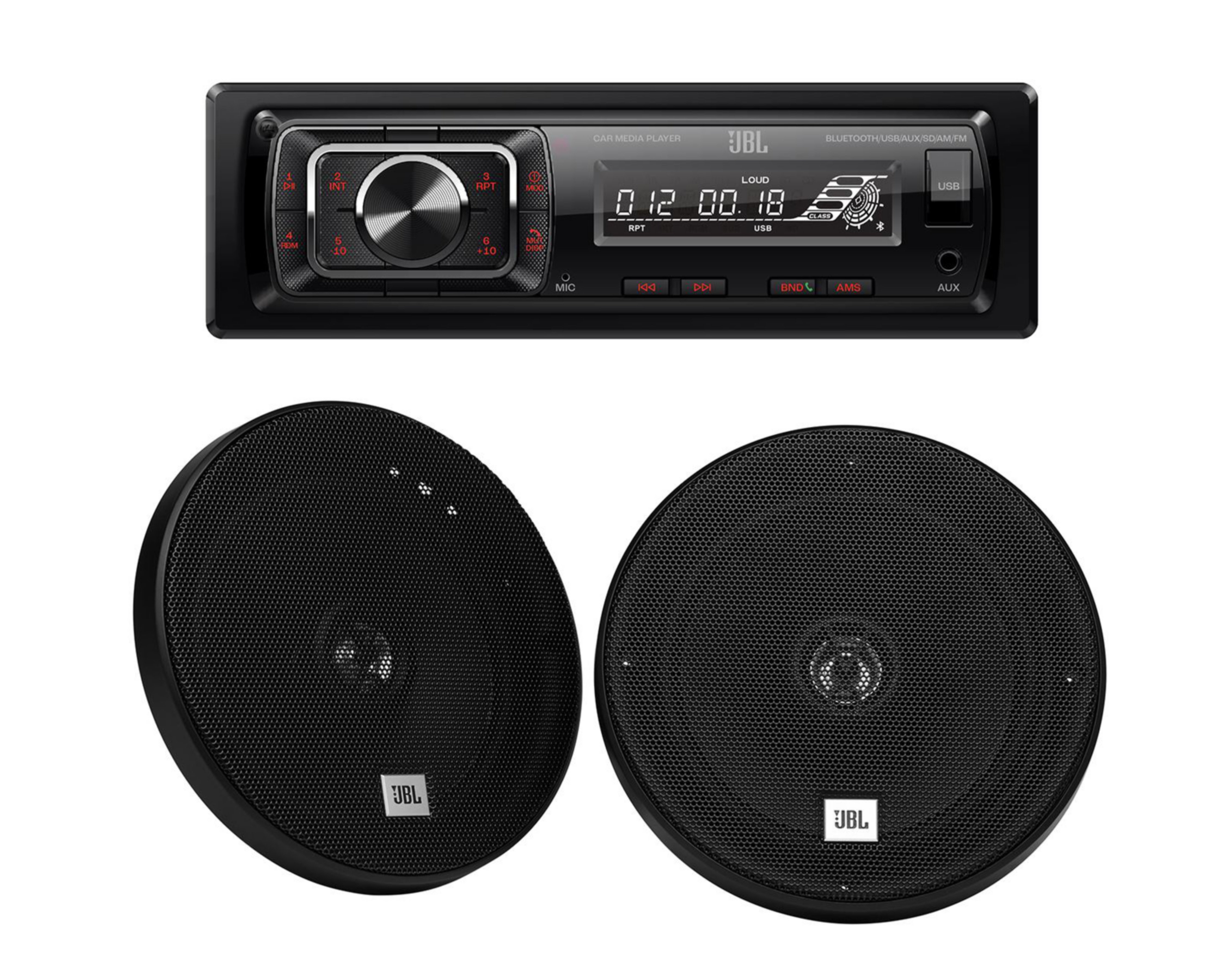 Autoestéreo Multimedia JBL sin CD CELEBRITY PK150/621 Bluetooth Negro con Bocinas