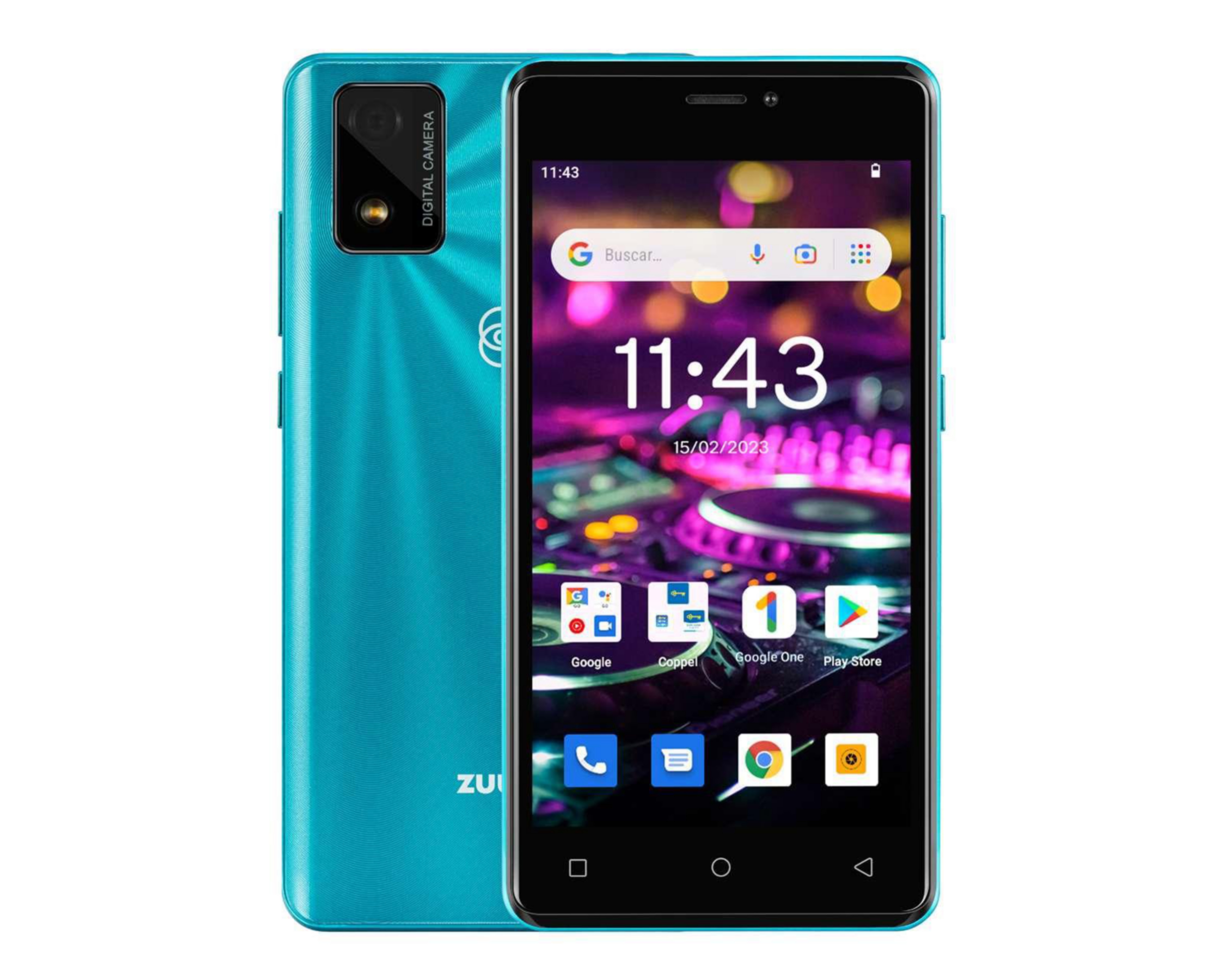 Celular Zuum Desbloqueado Magno C2 16 GB Verde