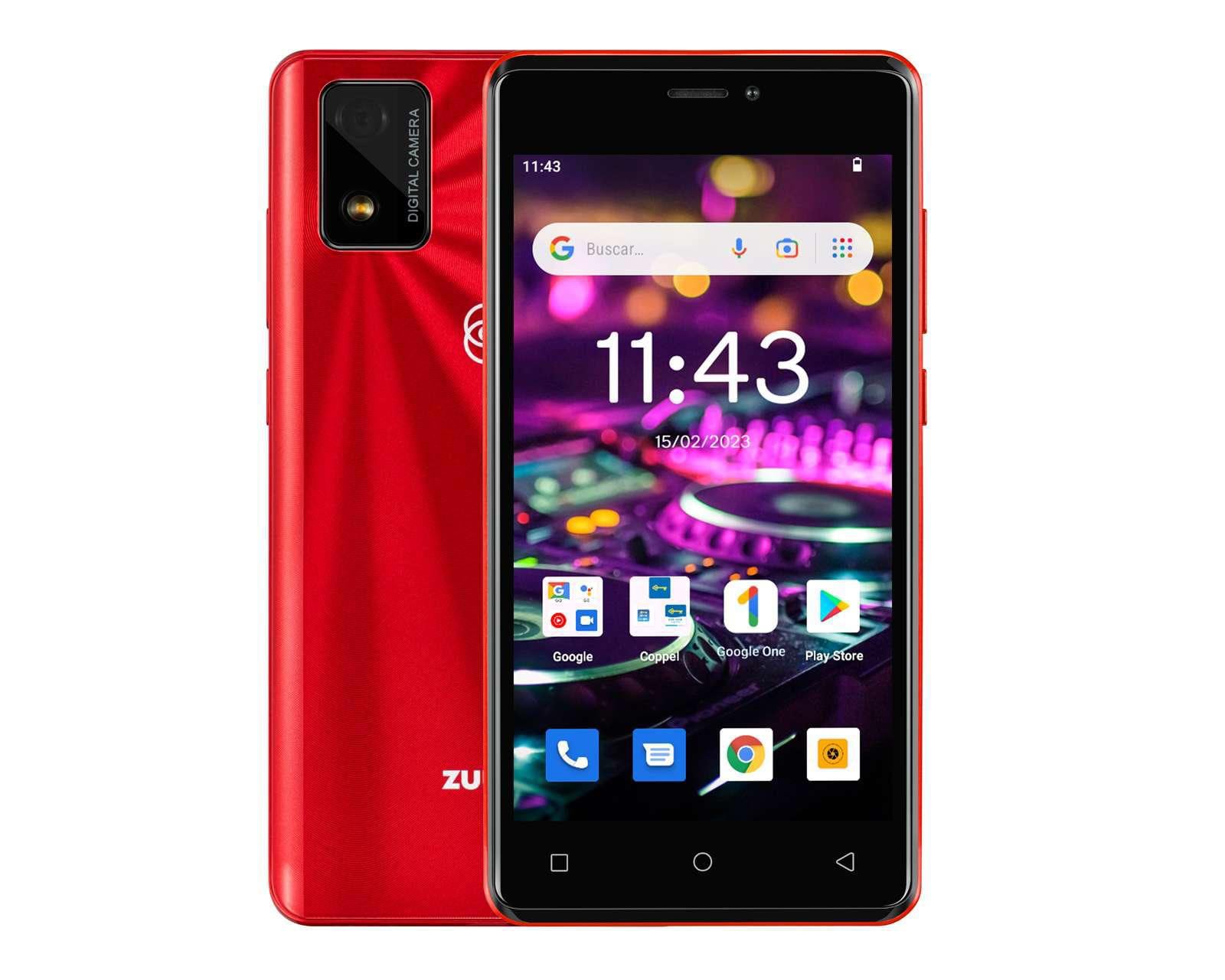 Celular Zuum Desbloqueado Magno C2 16 GB Rojo