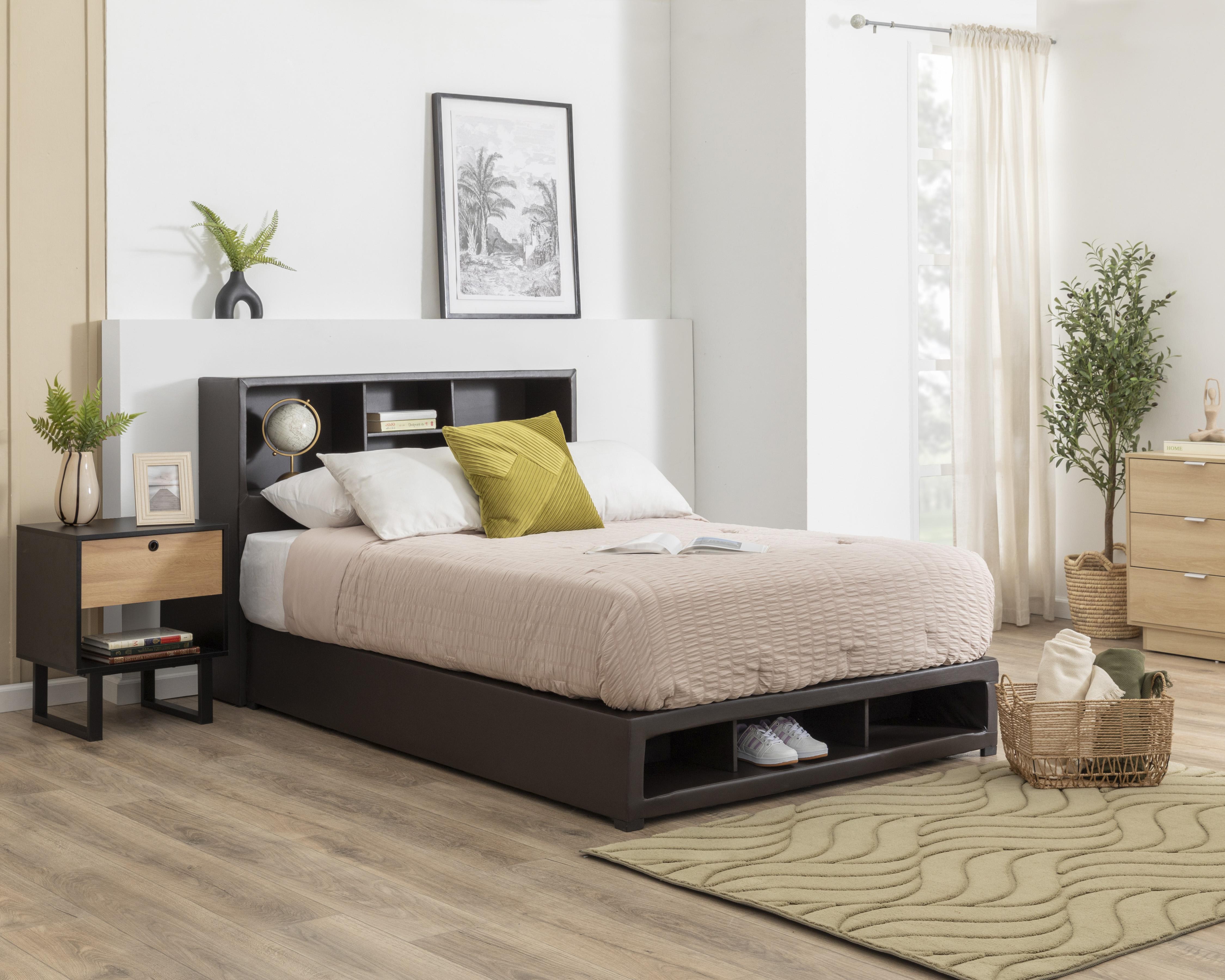 Cama Matrimonial Osslo de Madera