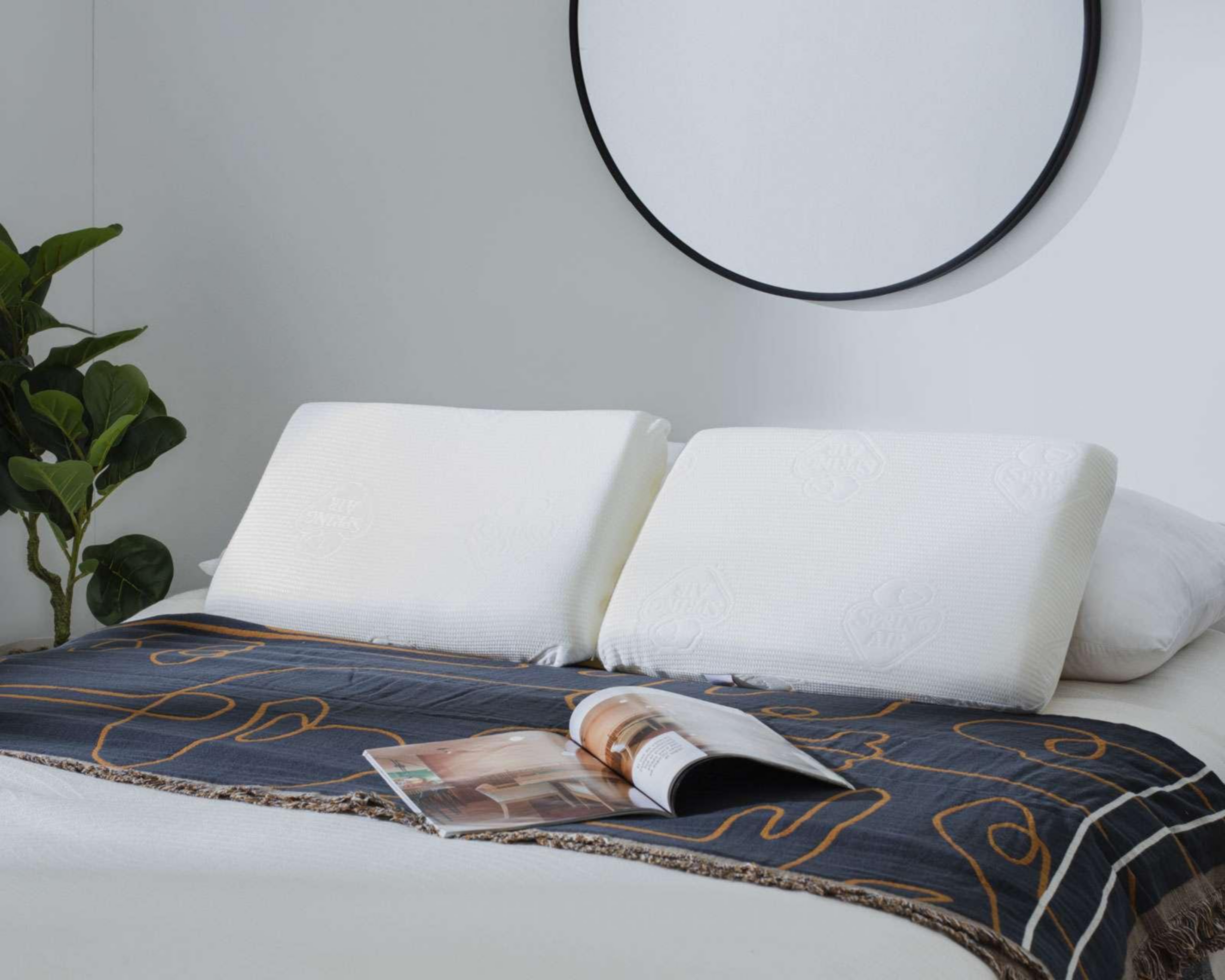 Almohada Spring Air Estándar Suave 2 Piezas