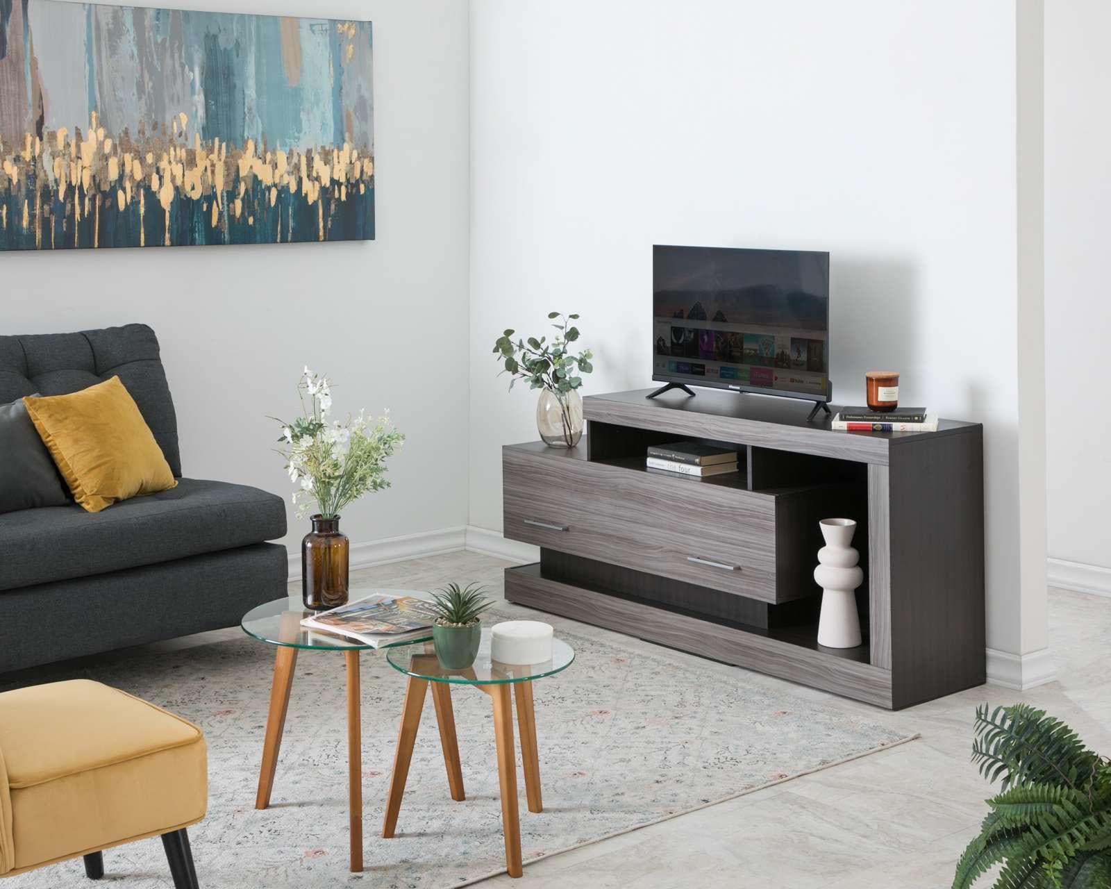 Mesa para Televisión Ryu Gris