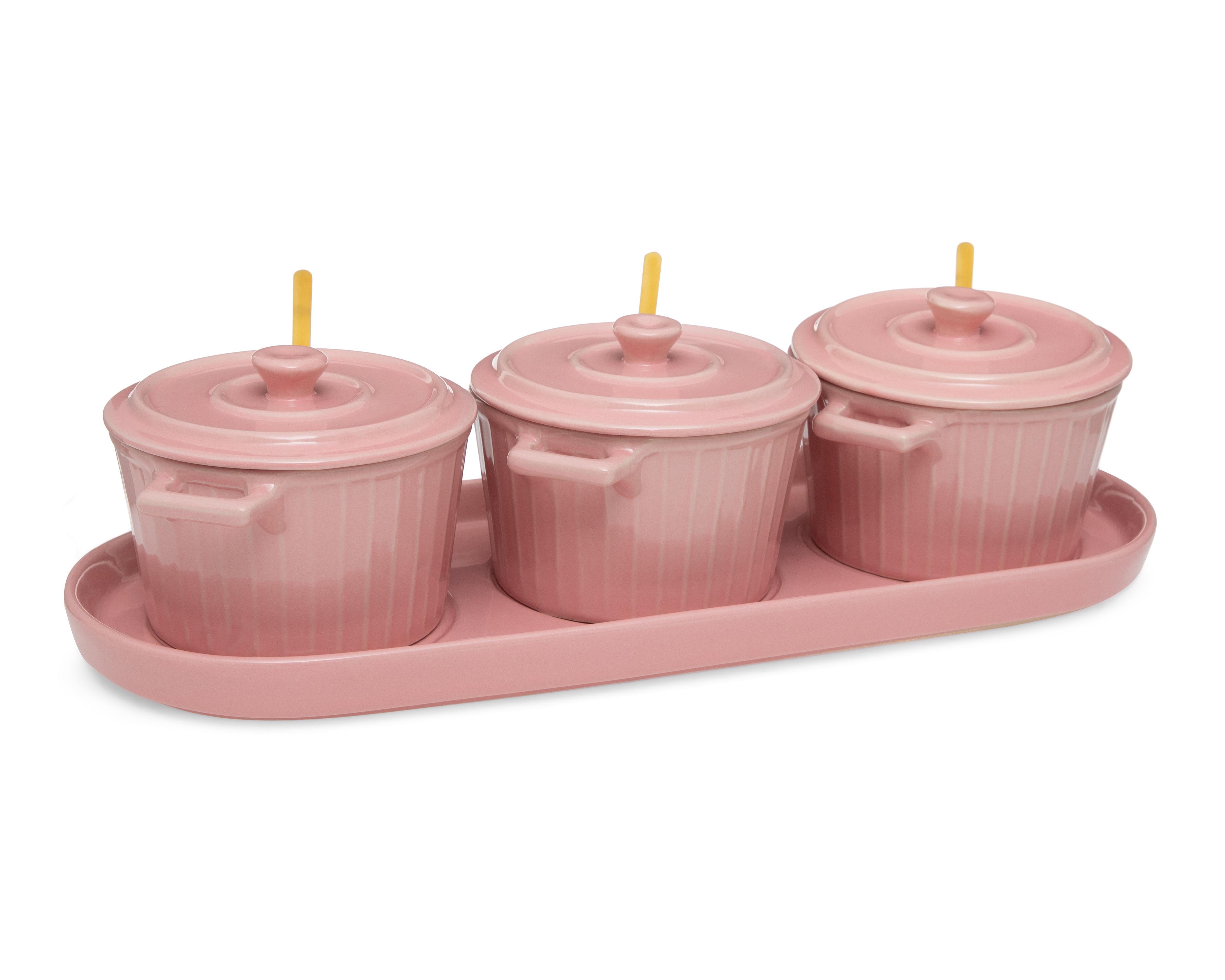 Azucarera de Porcelana Madelein 3 Piezas