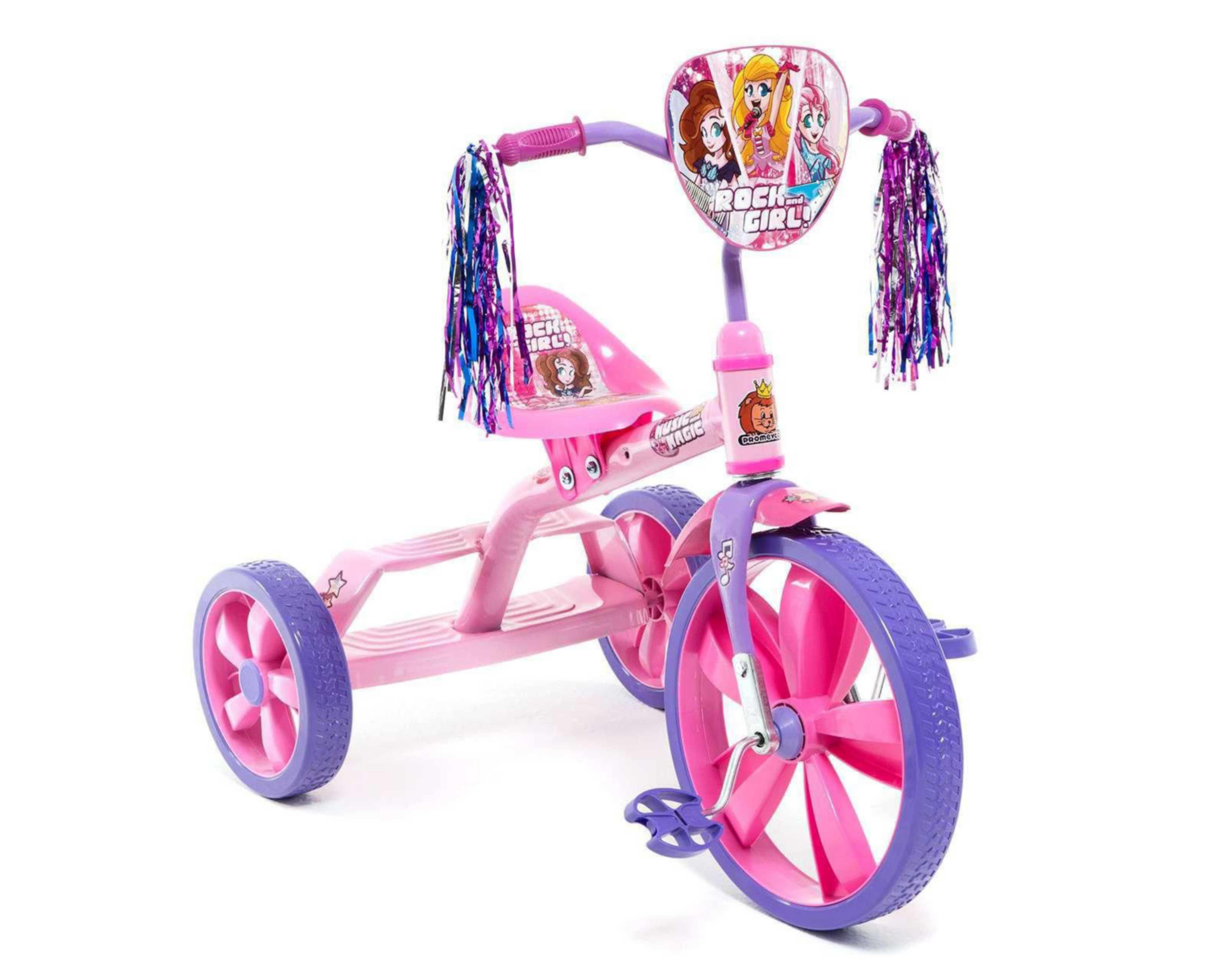 Triciclo Promeyco Rock Girl R Rosa