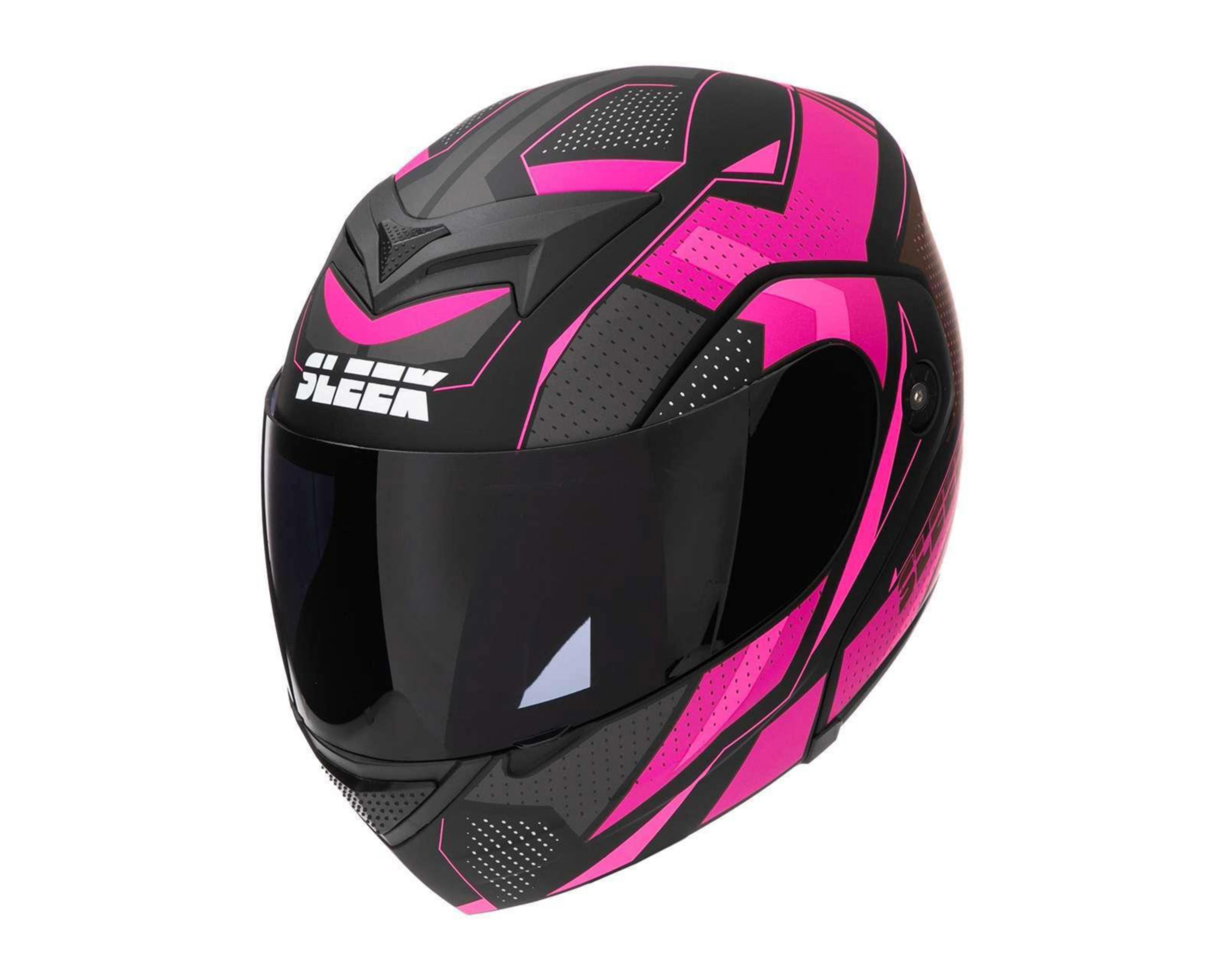 Casco para Motociclista Sleek Mediano Negro