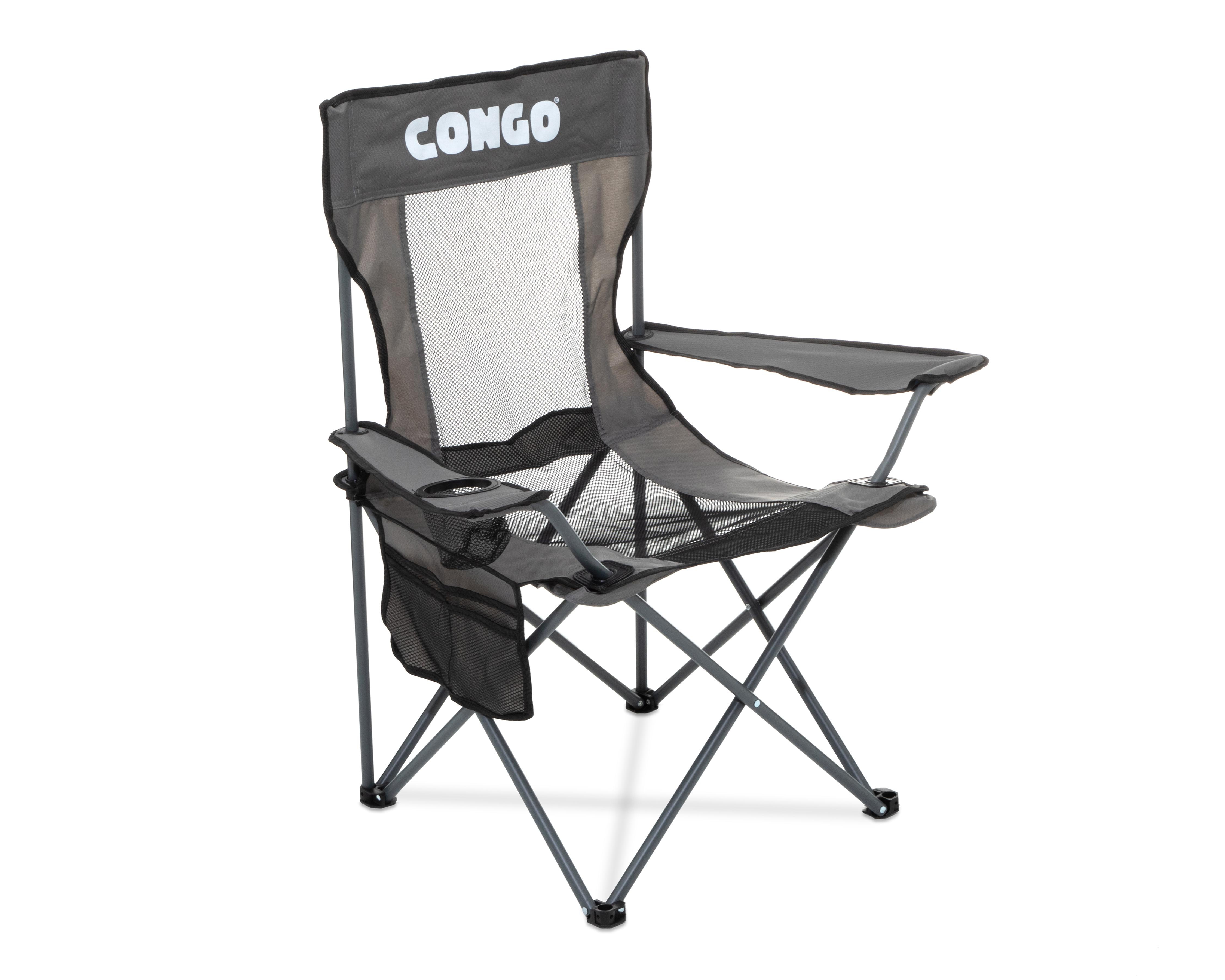 Silla Plegable para Camping Congo Gris
