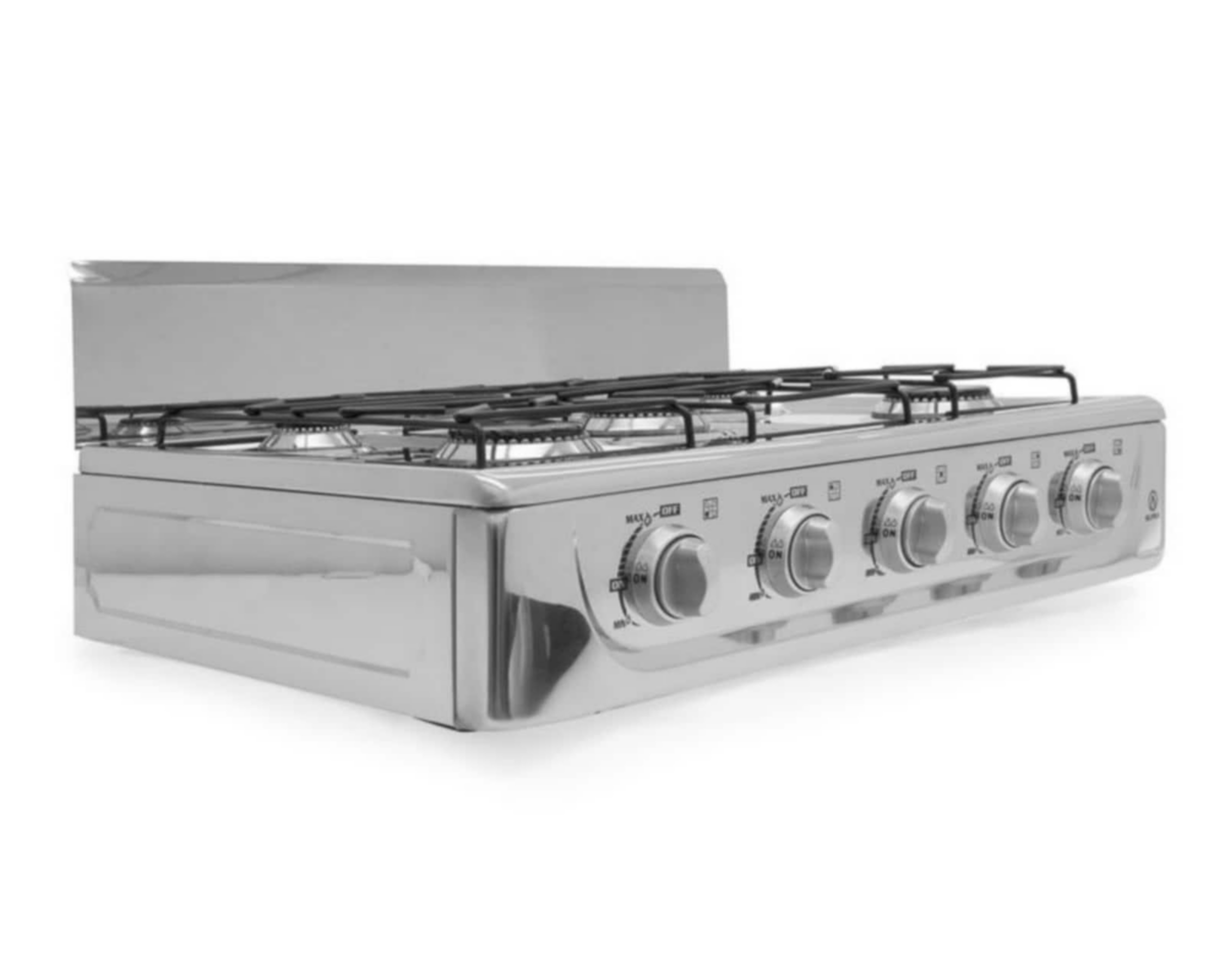 Estufa de Mesa Supra 5 Quemadores 5Q-TA Plateada