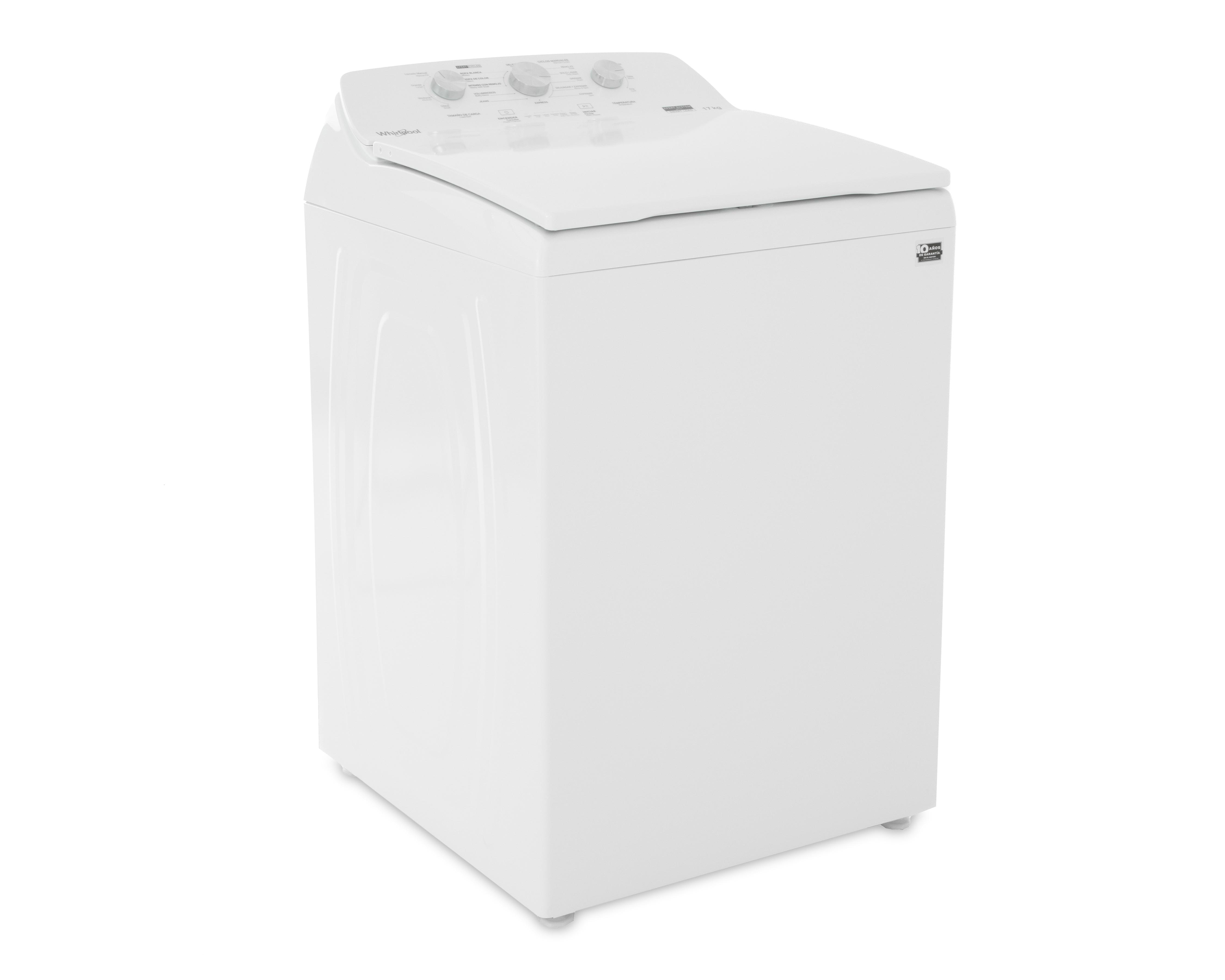 Lavadora Whirlpool Automática 8MWTW1713MJQ 17 kg Blanca