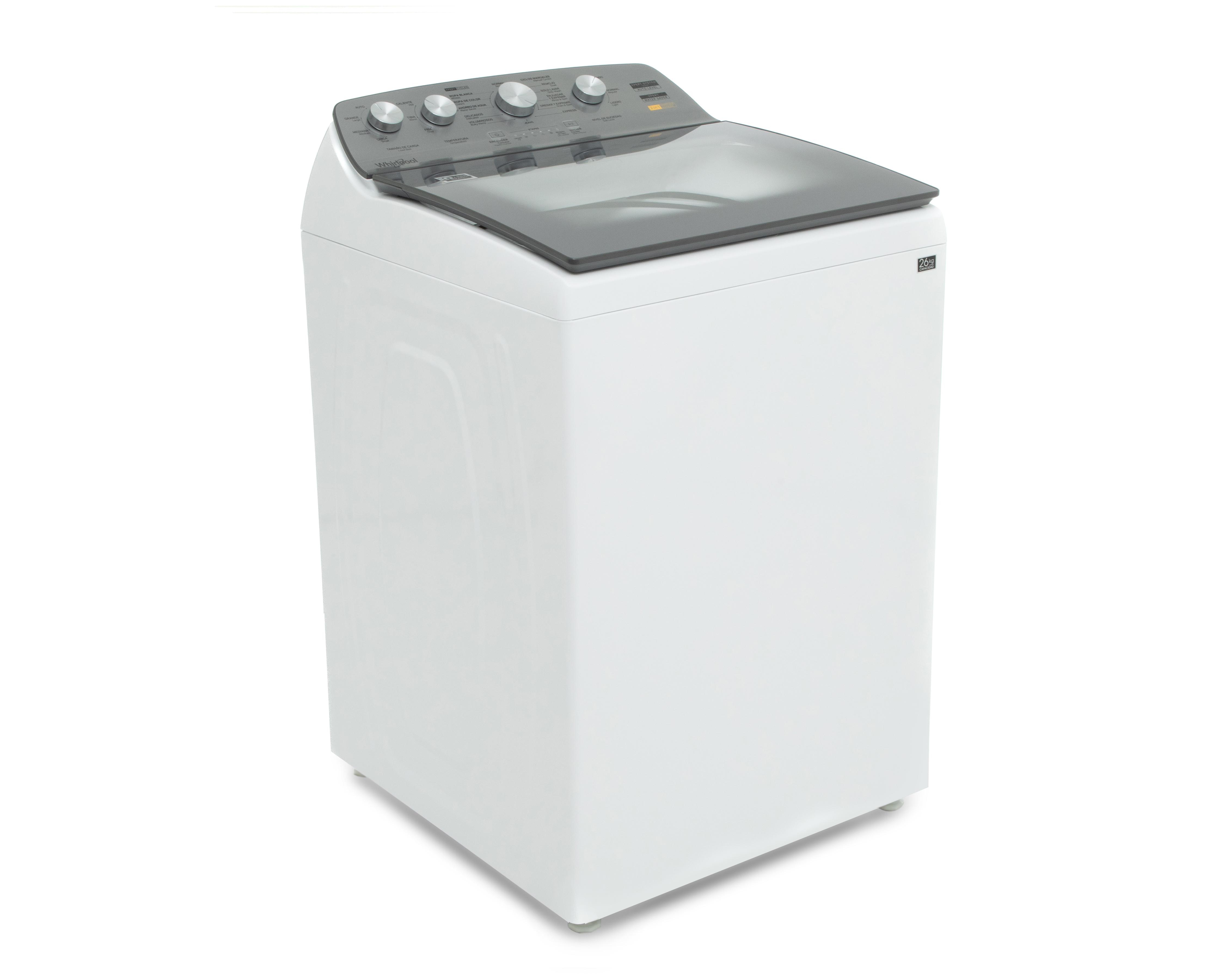 Lavadora Whirlpool Automática 8MWTW2654WRM 26 kg Blanca
