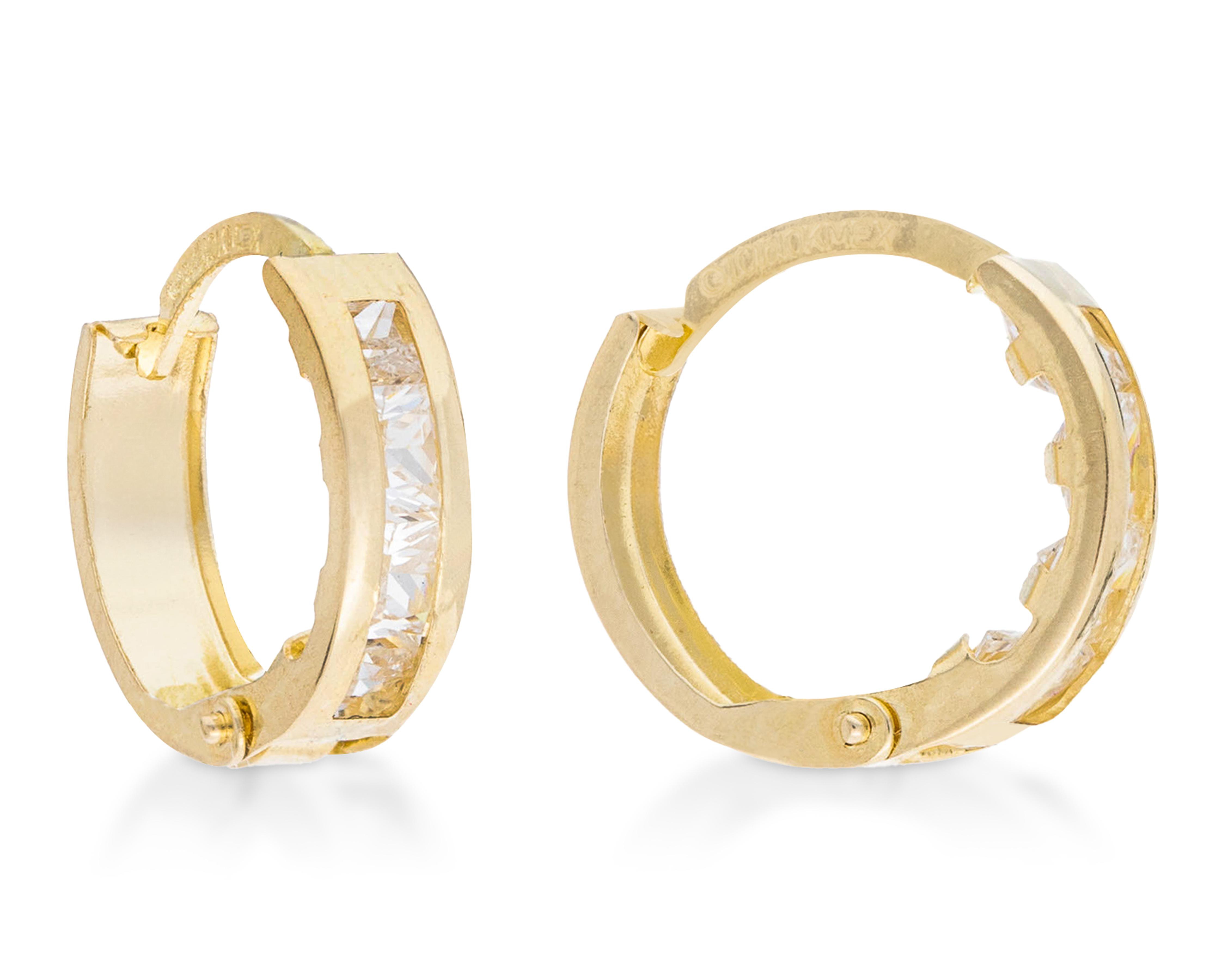 Aretes de Oro 10K Moments