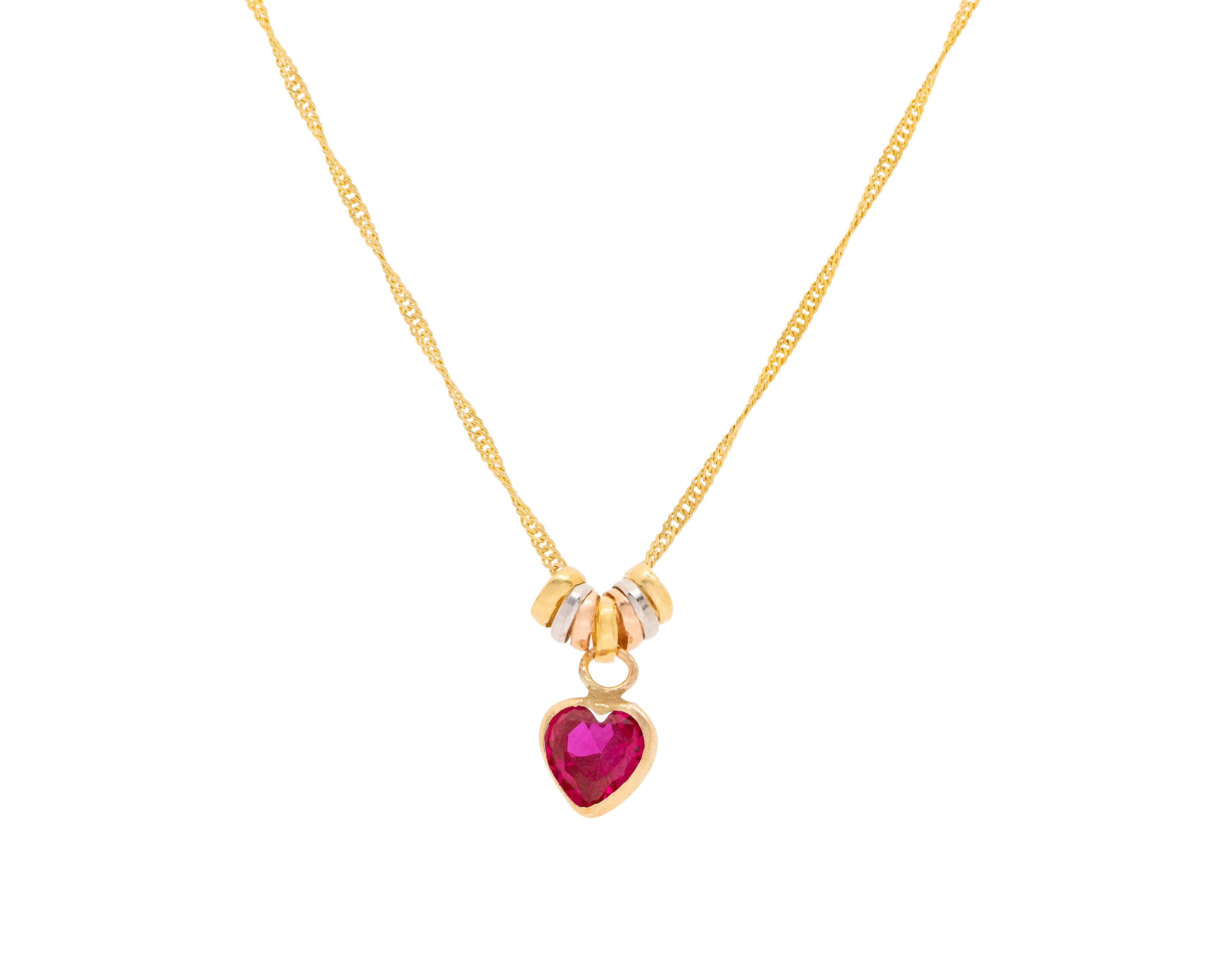 Collar de Oro 10K Moments