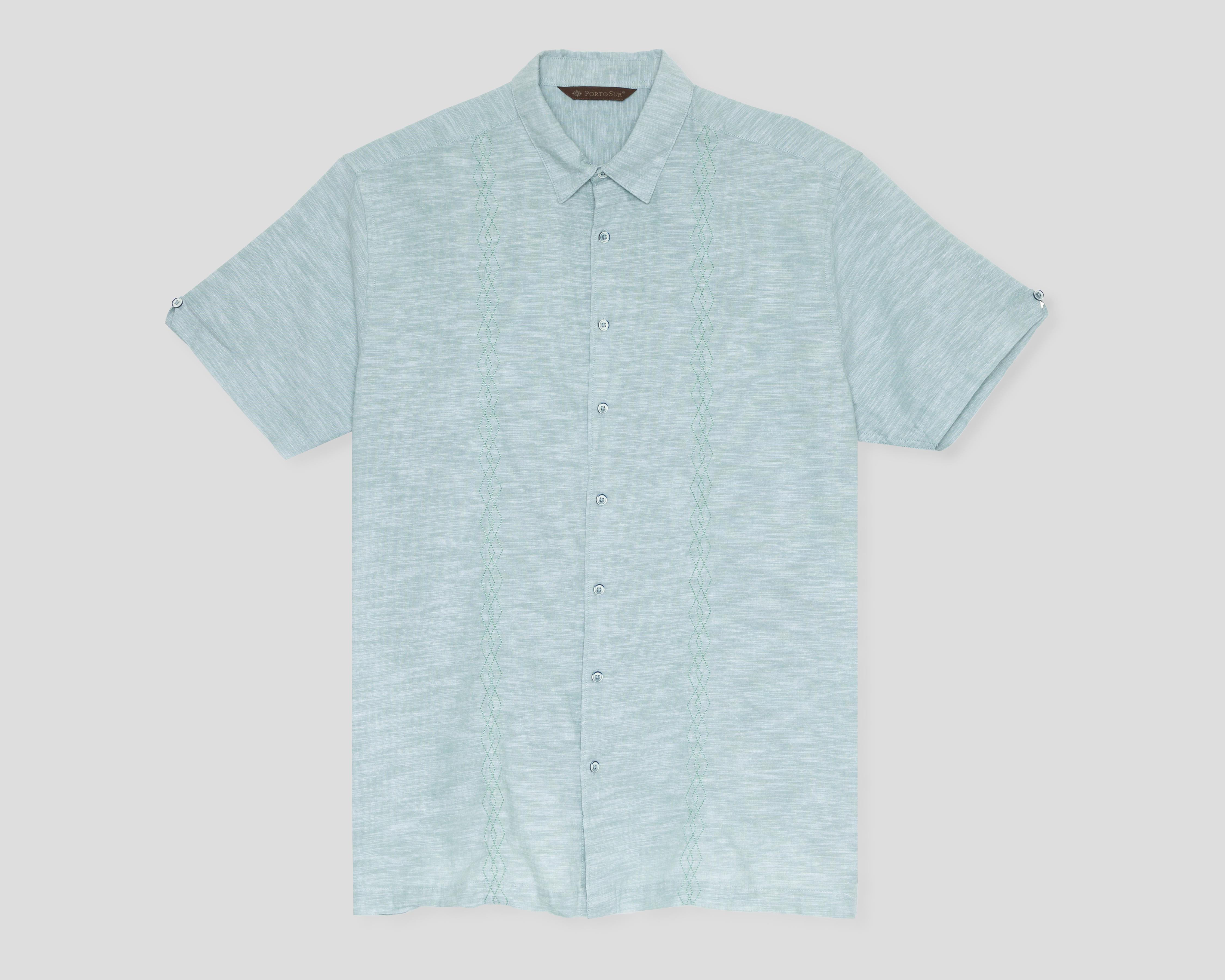 Camisa Porto Sur Regular Verde para Hombre