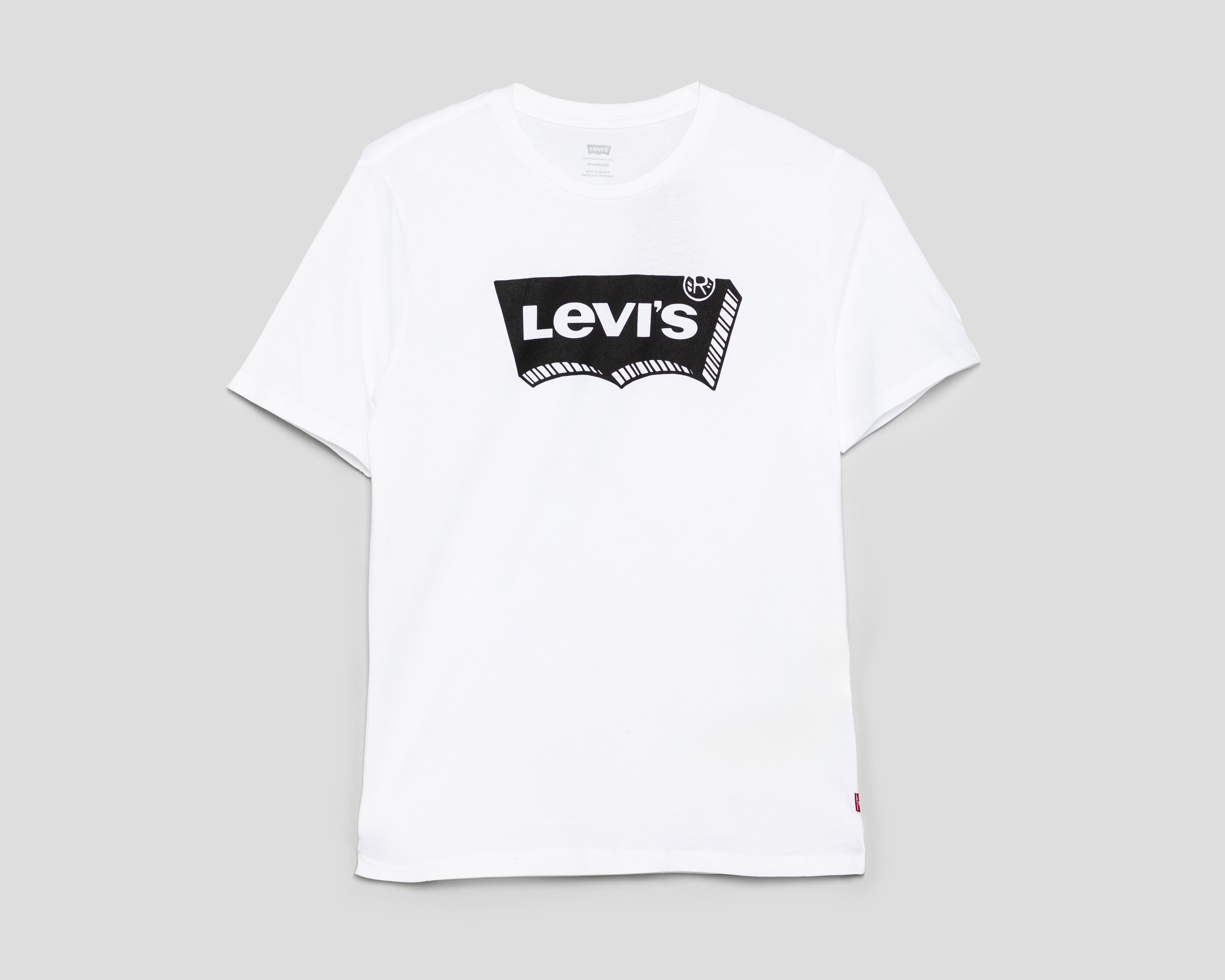 Playera Cuello Redondo Levi's Blanca para Hombre