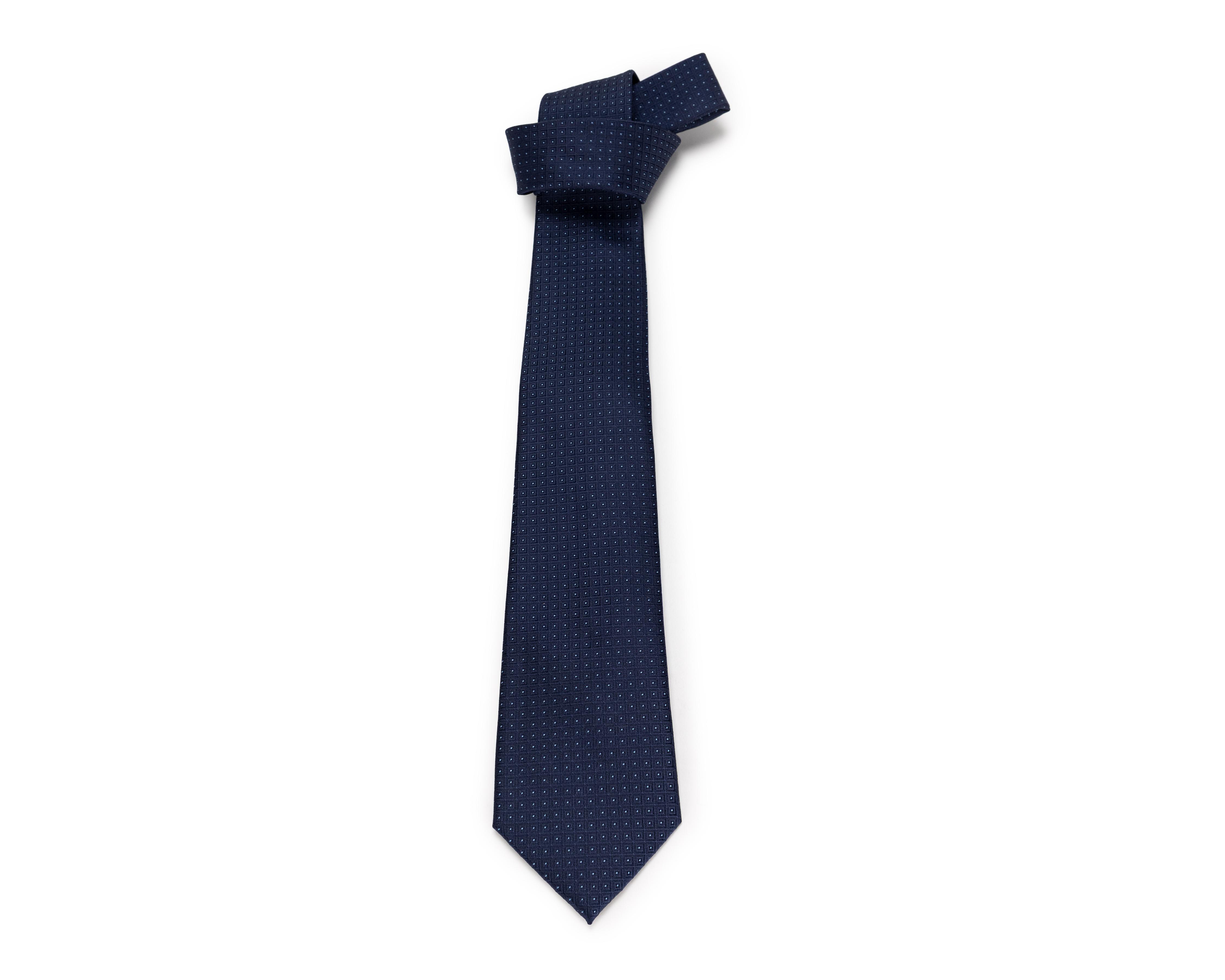 Corbata de Puntos Wall Street Azul
