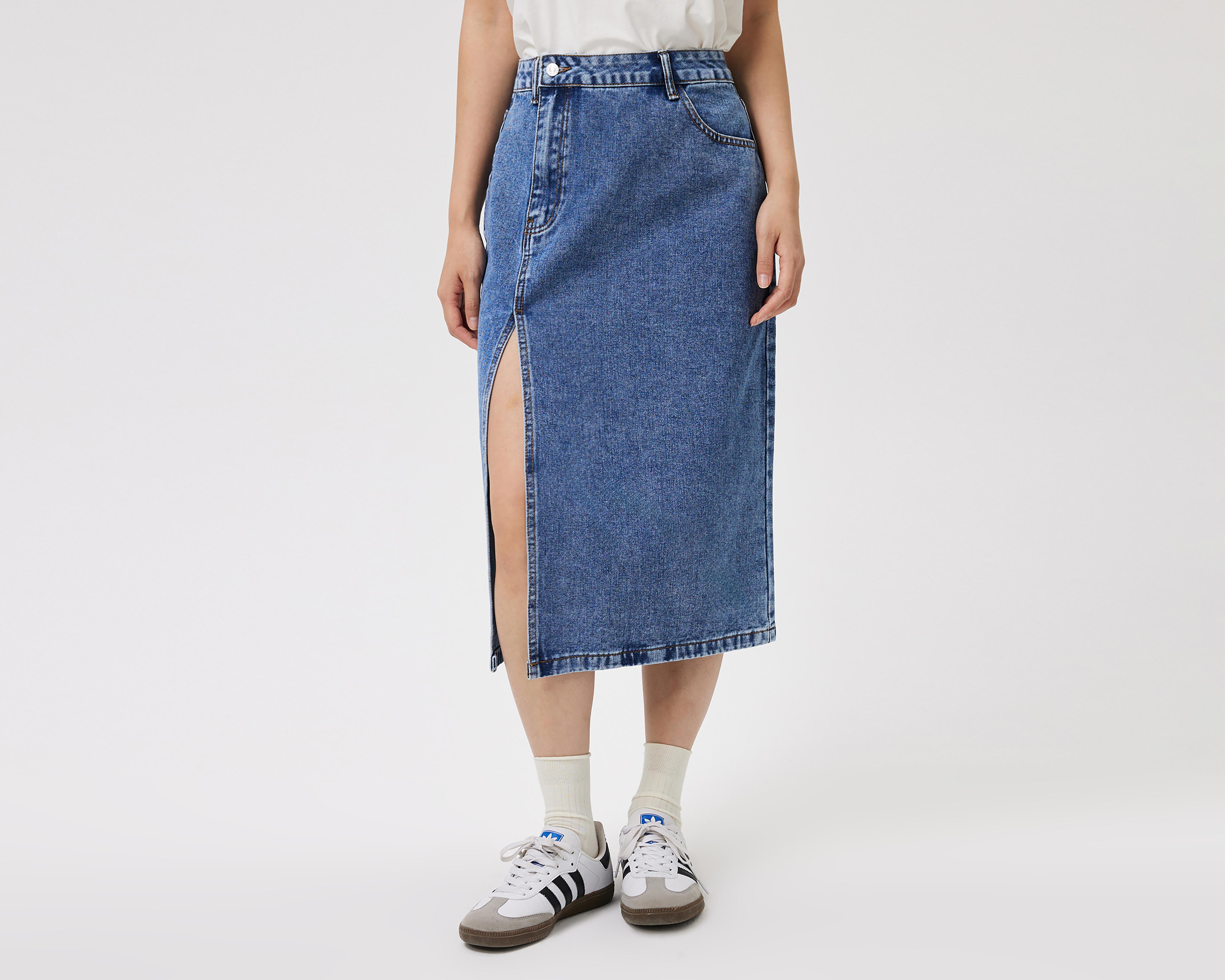 Falda Midi Savana con Abertura