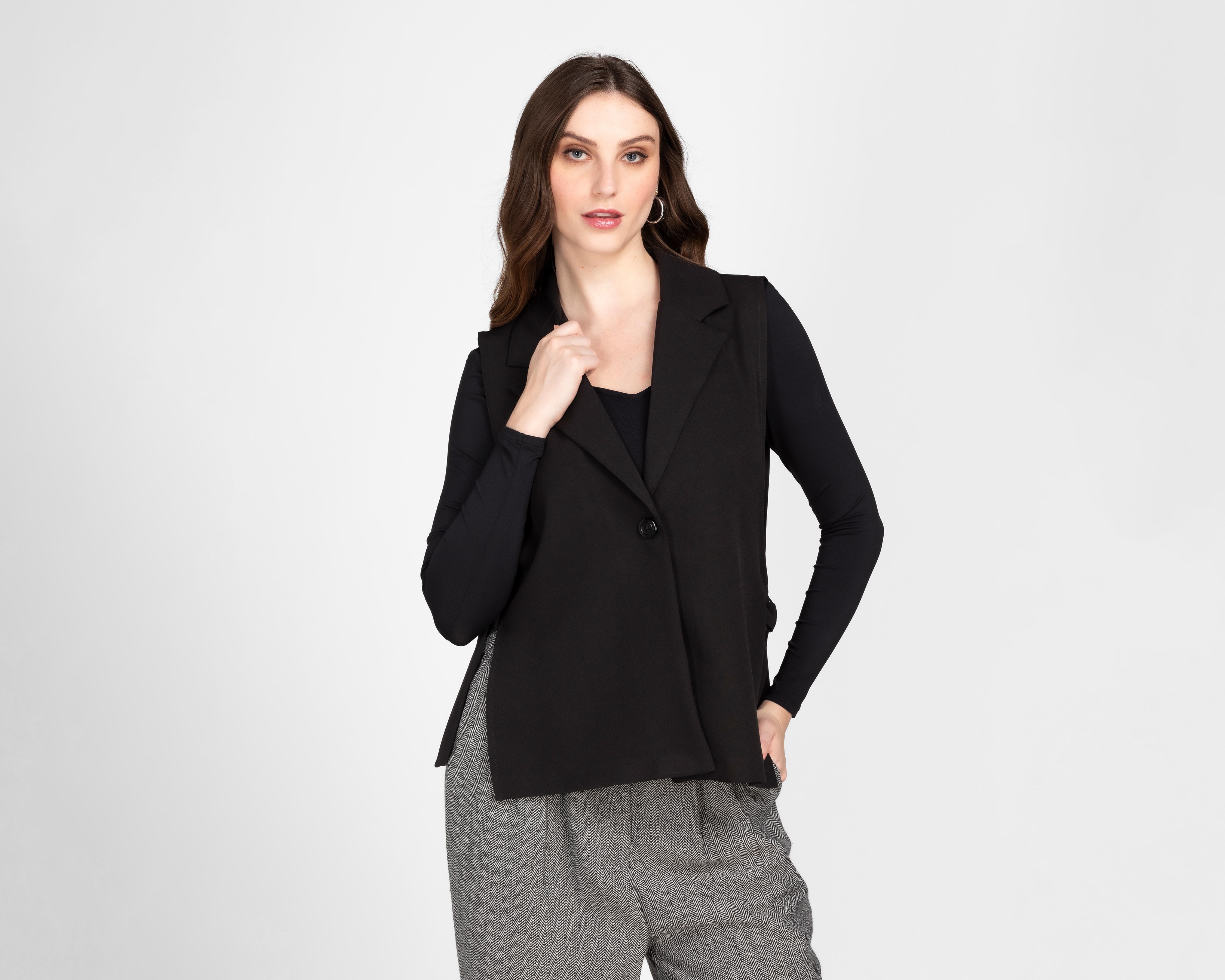 Chaleco Negro Sahara para Mujer