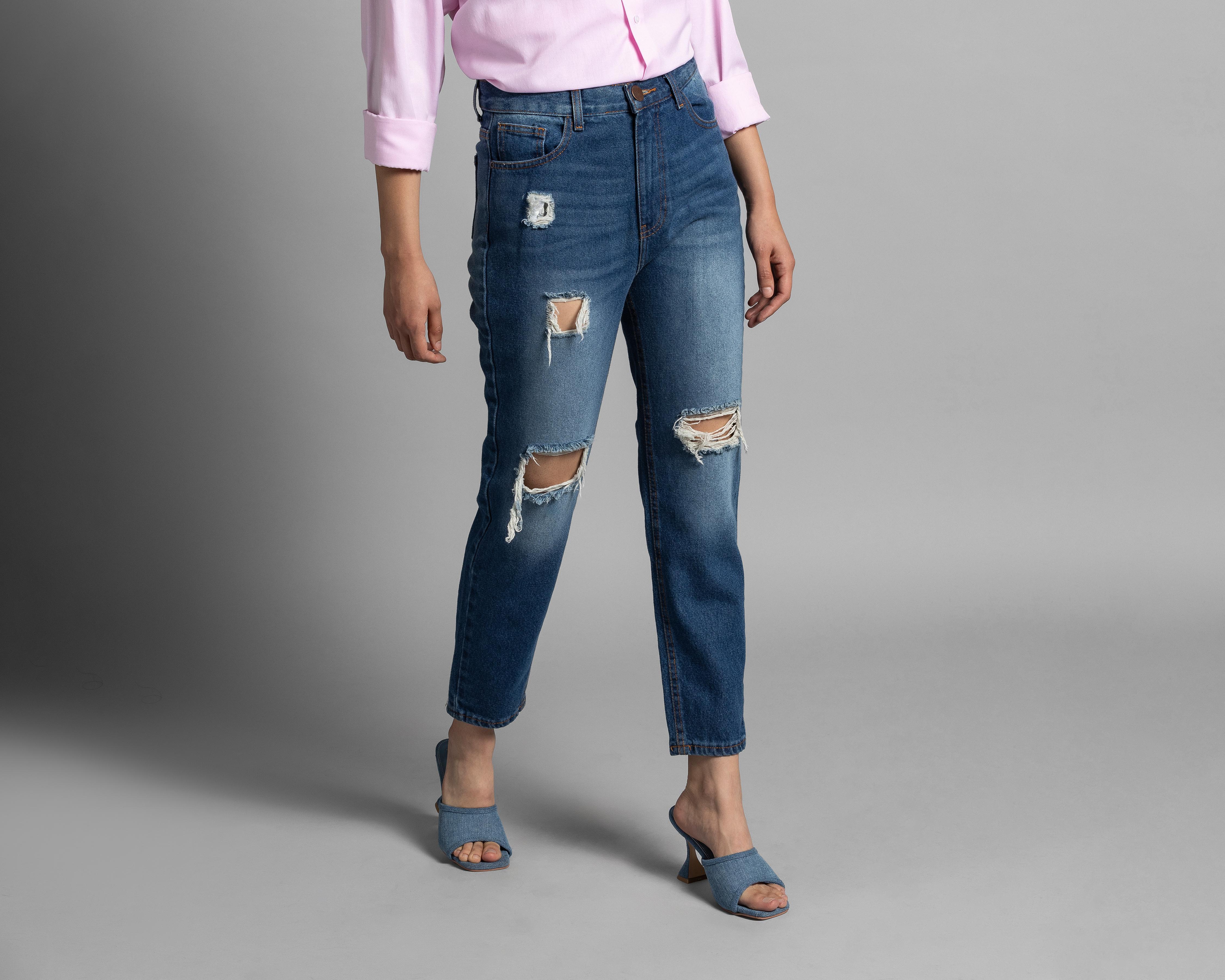 Jeans Mom Thinner para Mujer