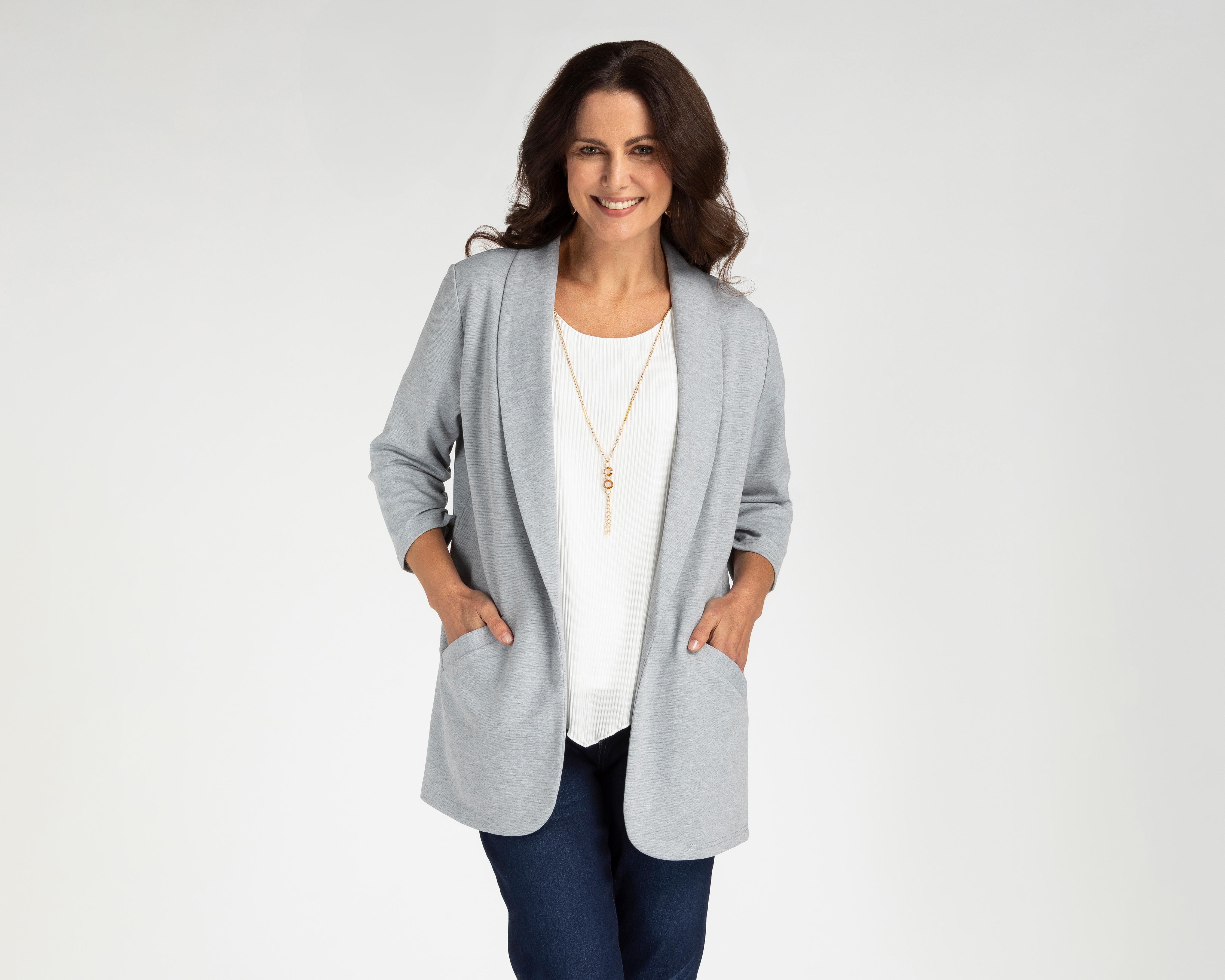Saco Gris Lady Sun para Mujer