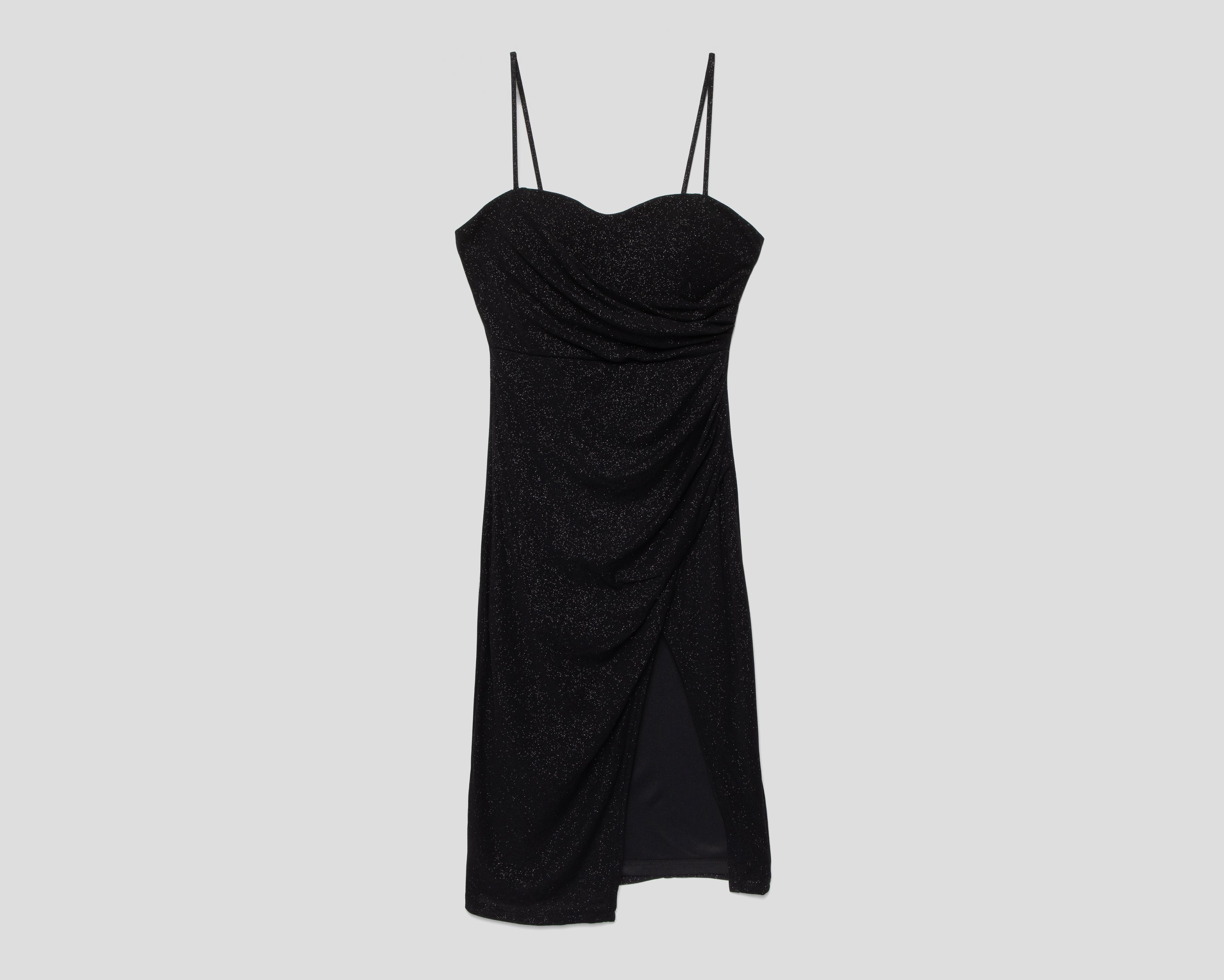 Vestido de Noche Bebe sin Mangas Drapeado