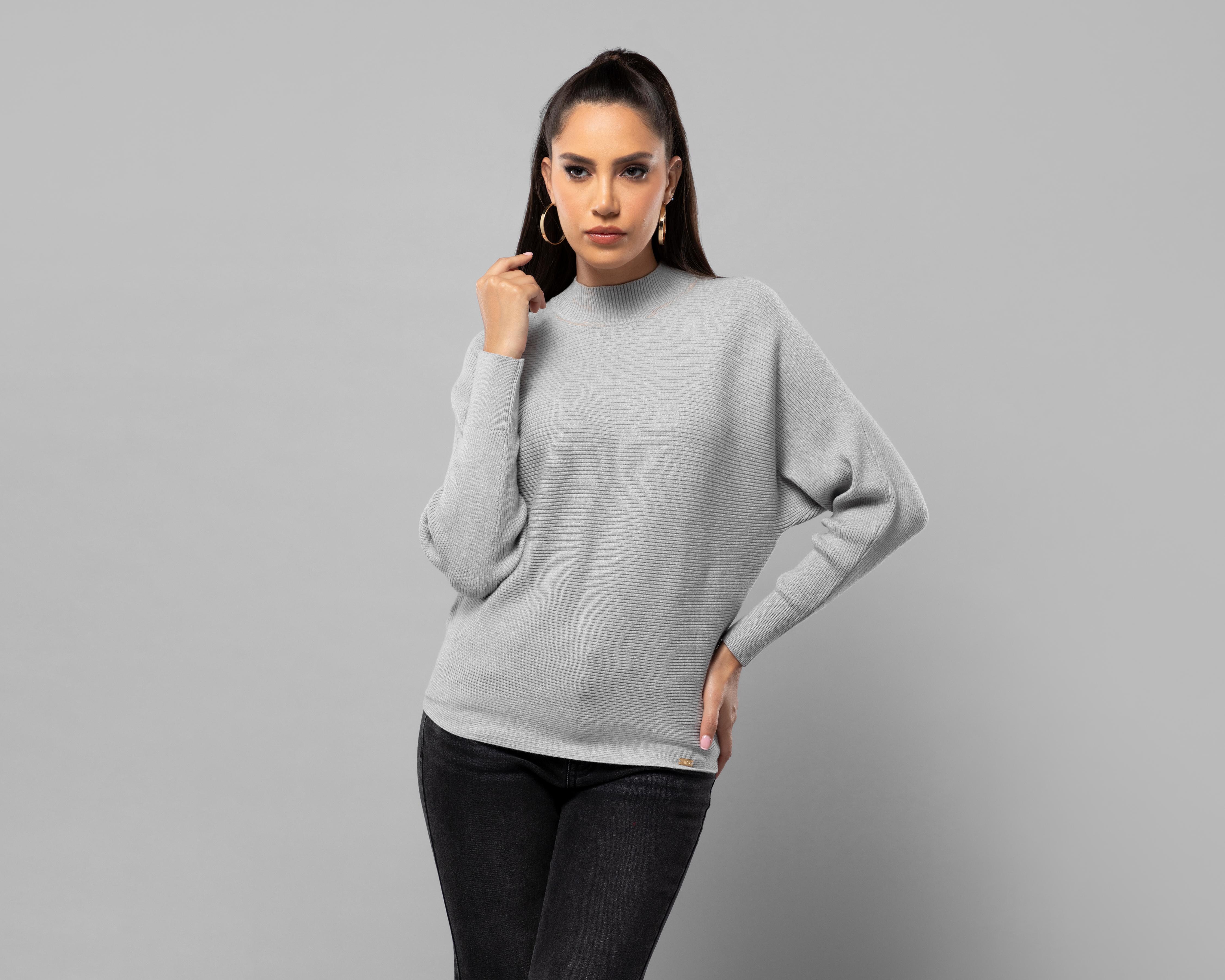 Suéter Gris Jennifer Lopez para Mujer