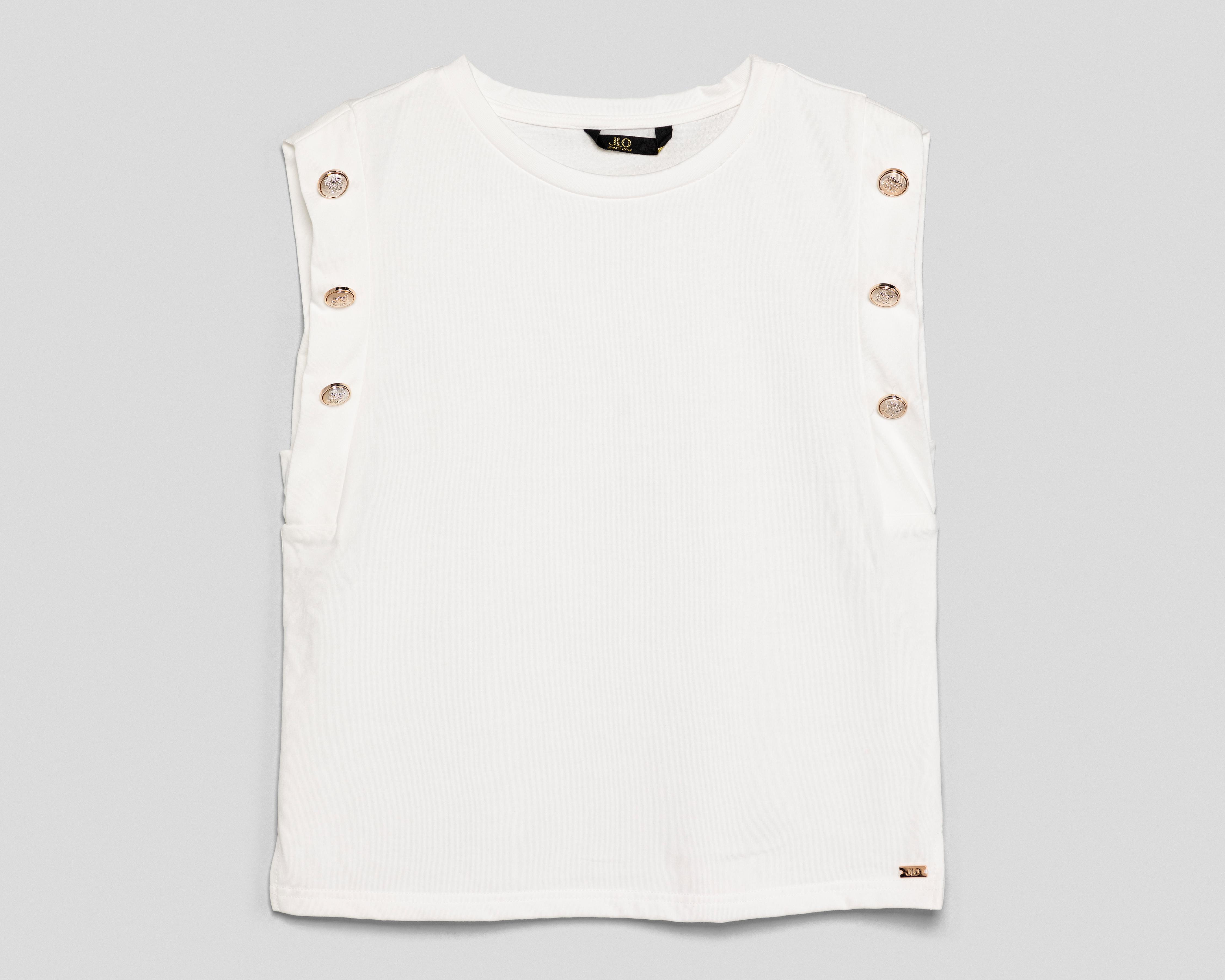 Blusa Jennifer Lopez Blanca para Mujer