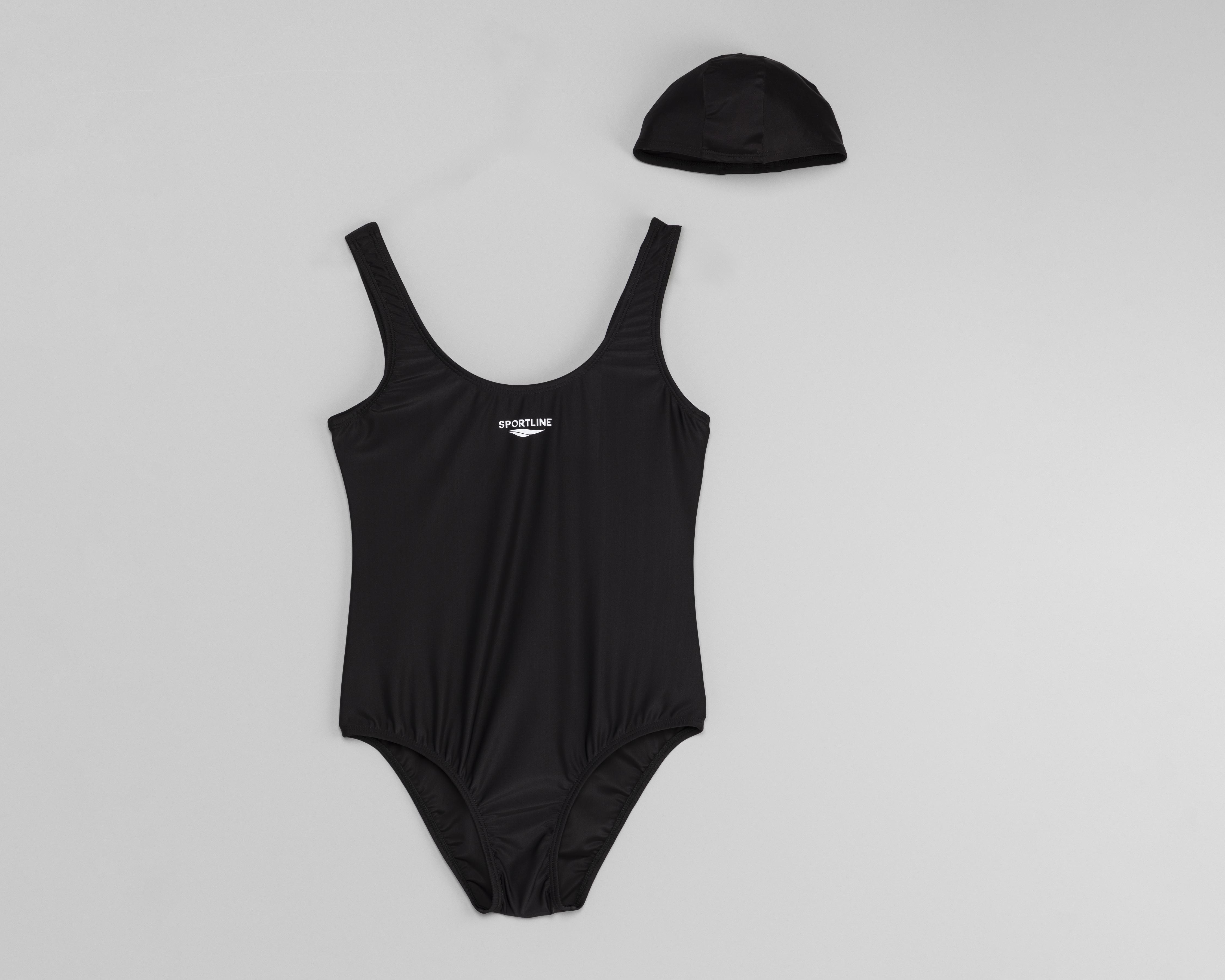Traje de Baño Sportline Deportivo con Gorro