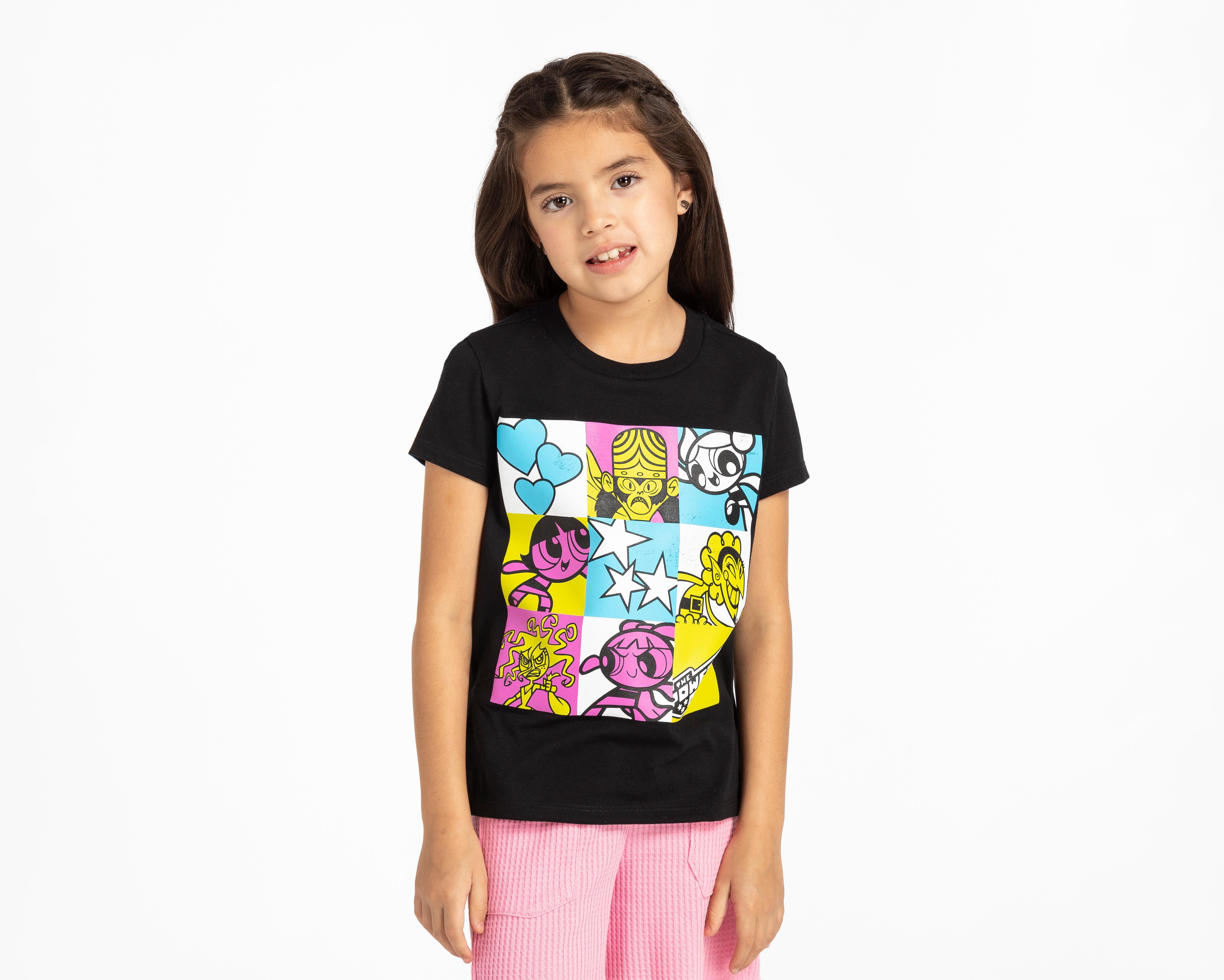 Playera The Powerpuff Girls Manga Corta Estampada Juvenil