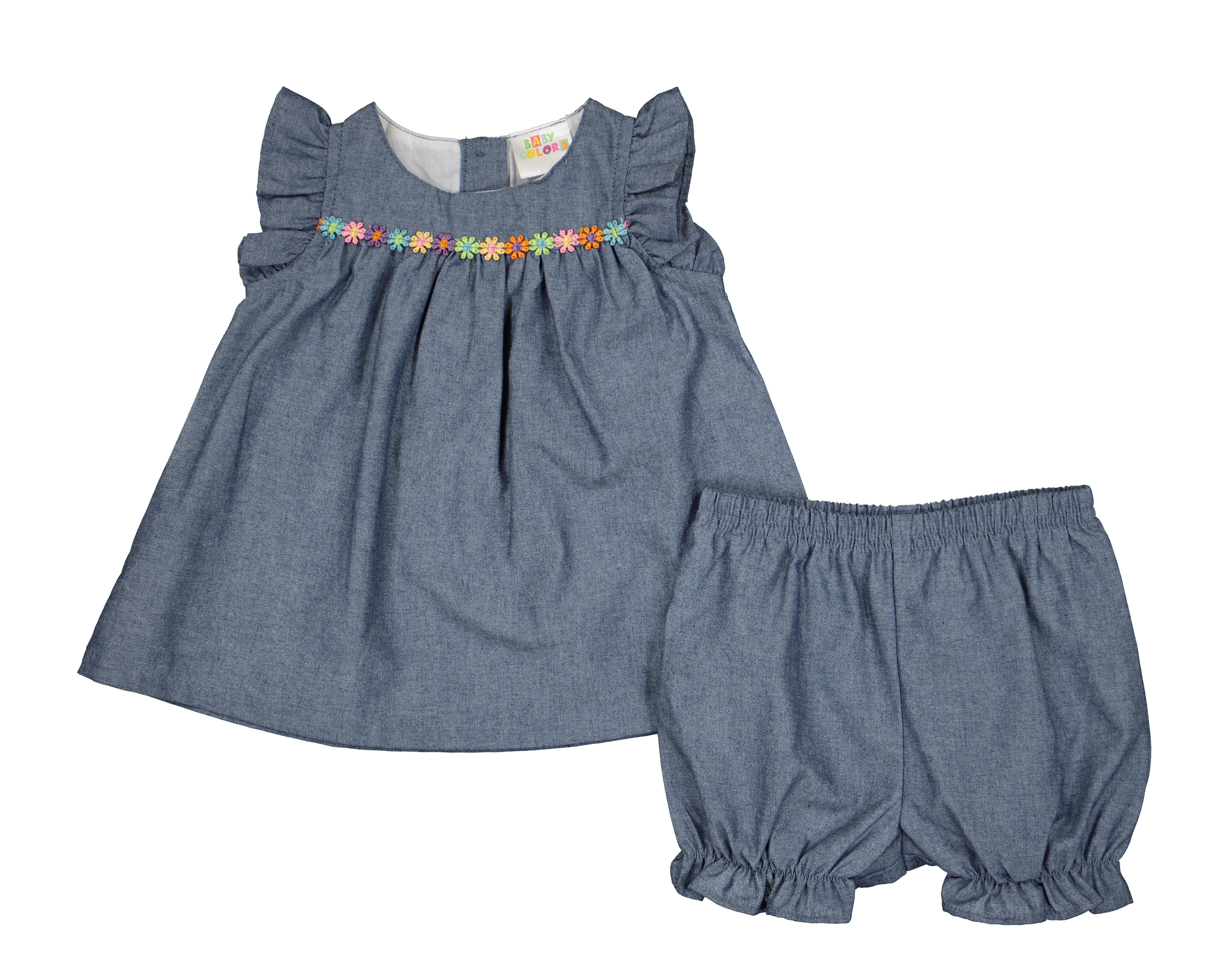 Conjunto para Bebé Niña Baby Colors de Algodón