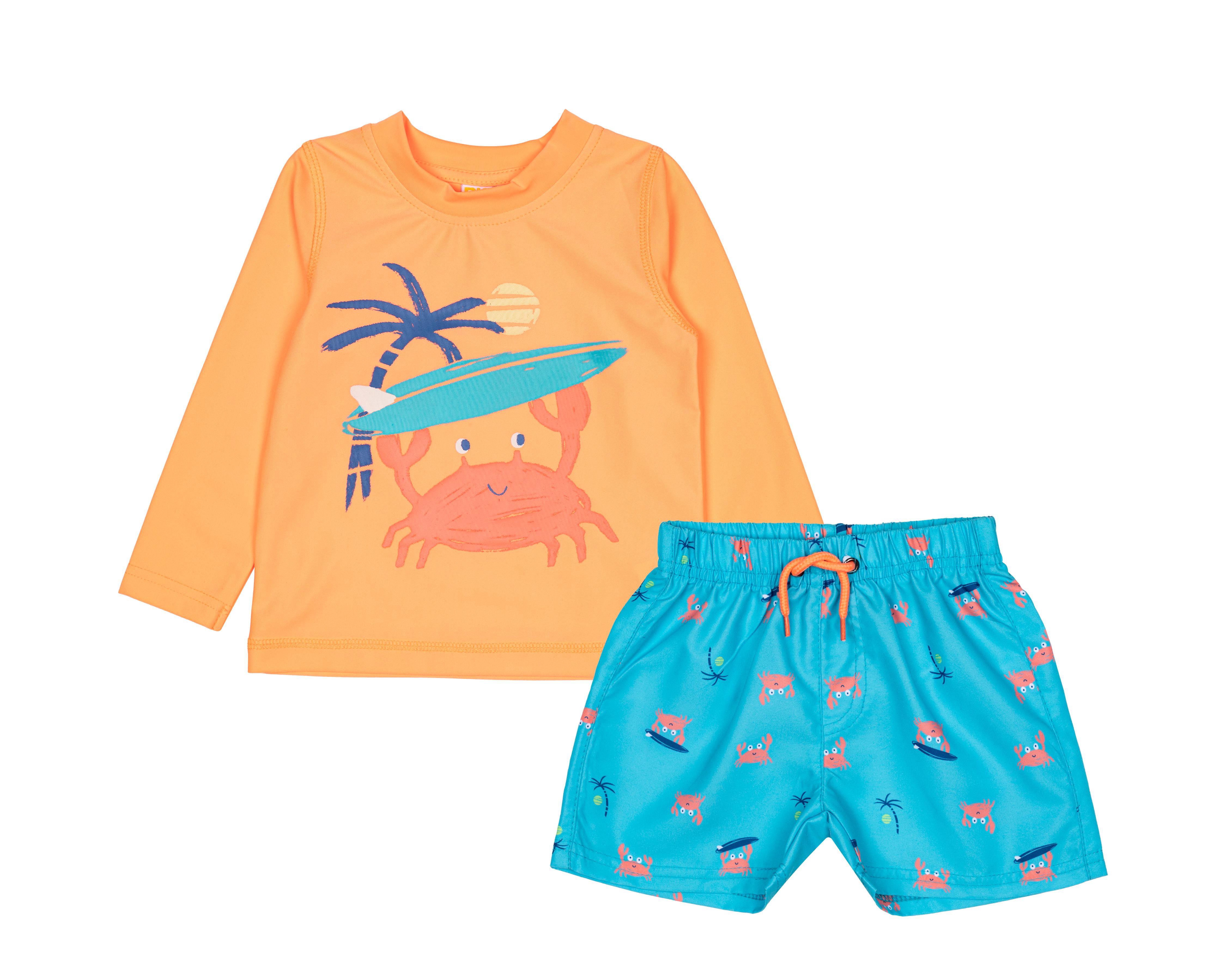 Traje de Baño para Bebé Niño Rio Beach Estampado 2 Piezas