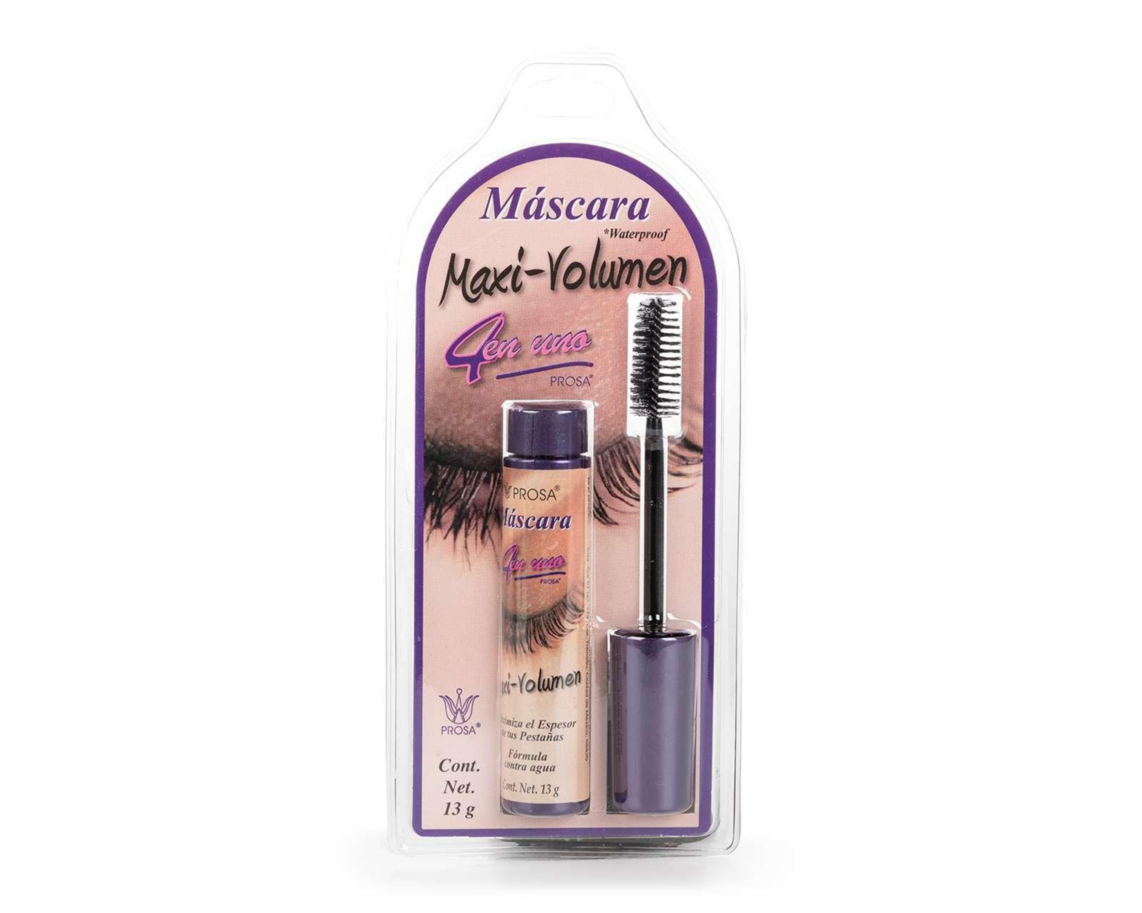 Máscara para Pestañas Prosa Negro Maxi Volumen