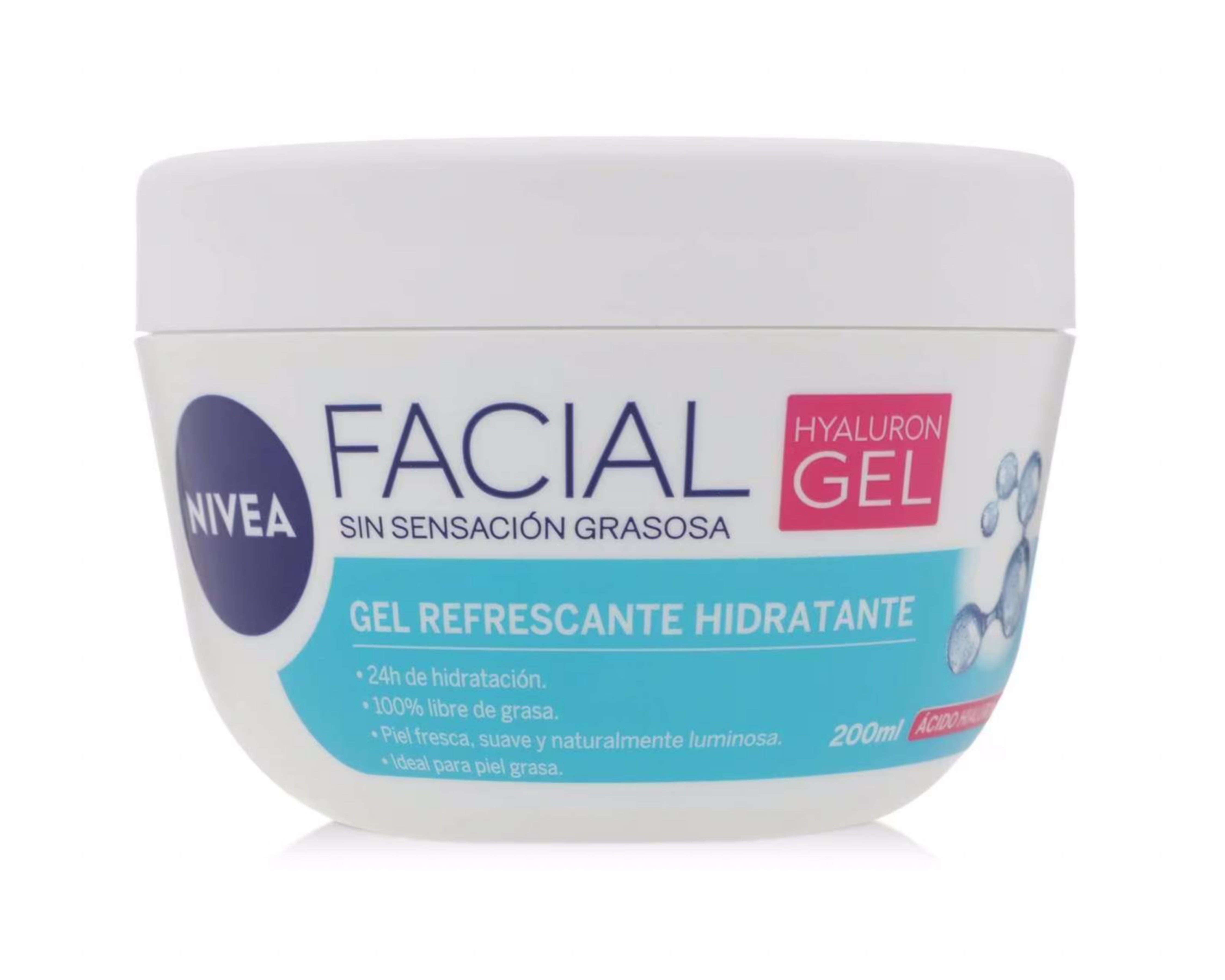 Gel Facial con Ácido Hialurónico Nivea 200 ml