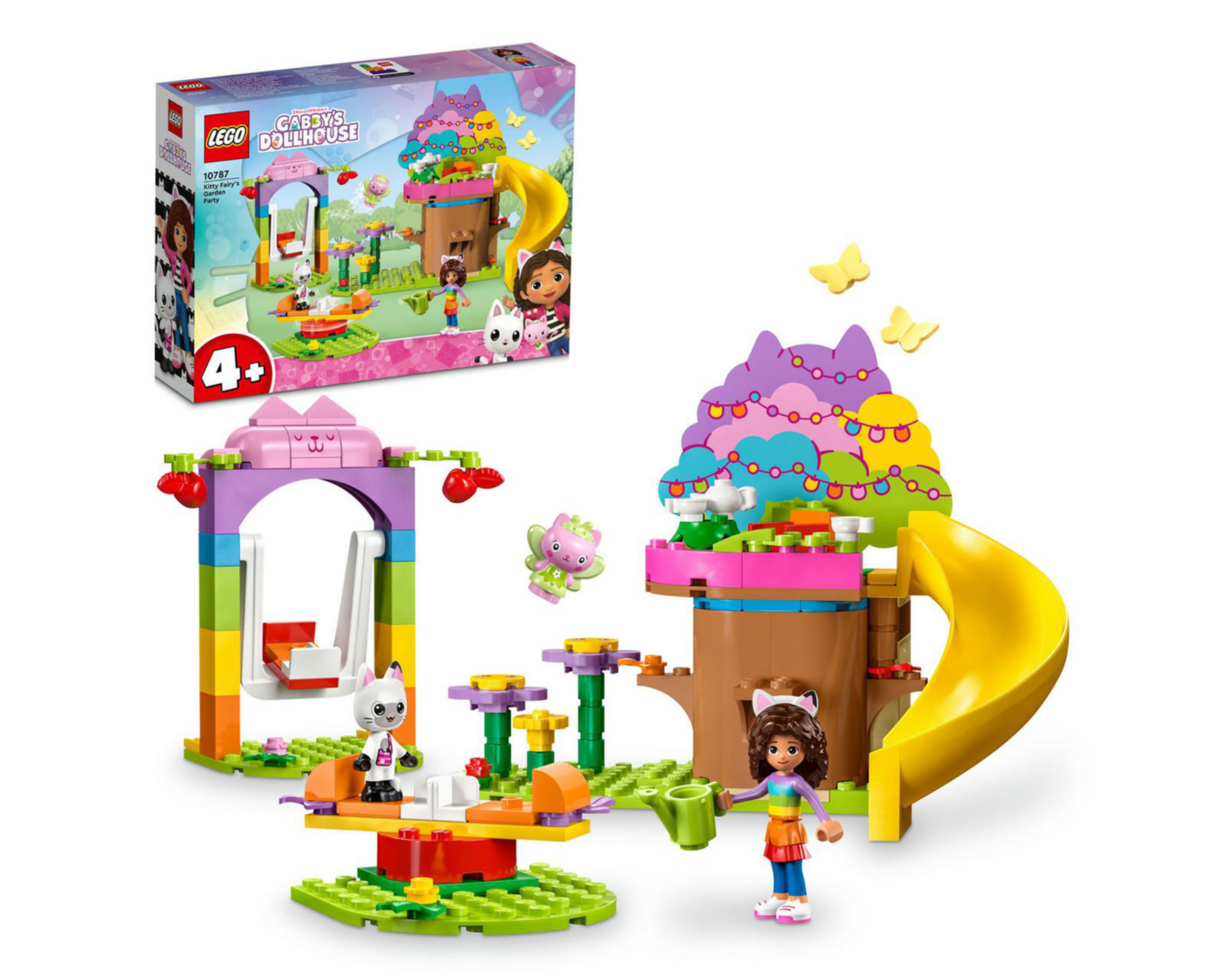 LEGO Gabby's Dollhouse Fiesta en el Jardín de Hadigata