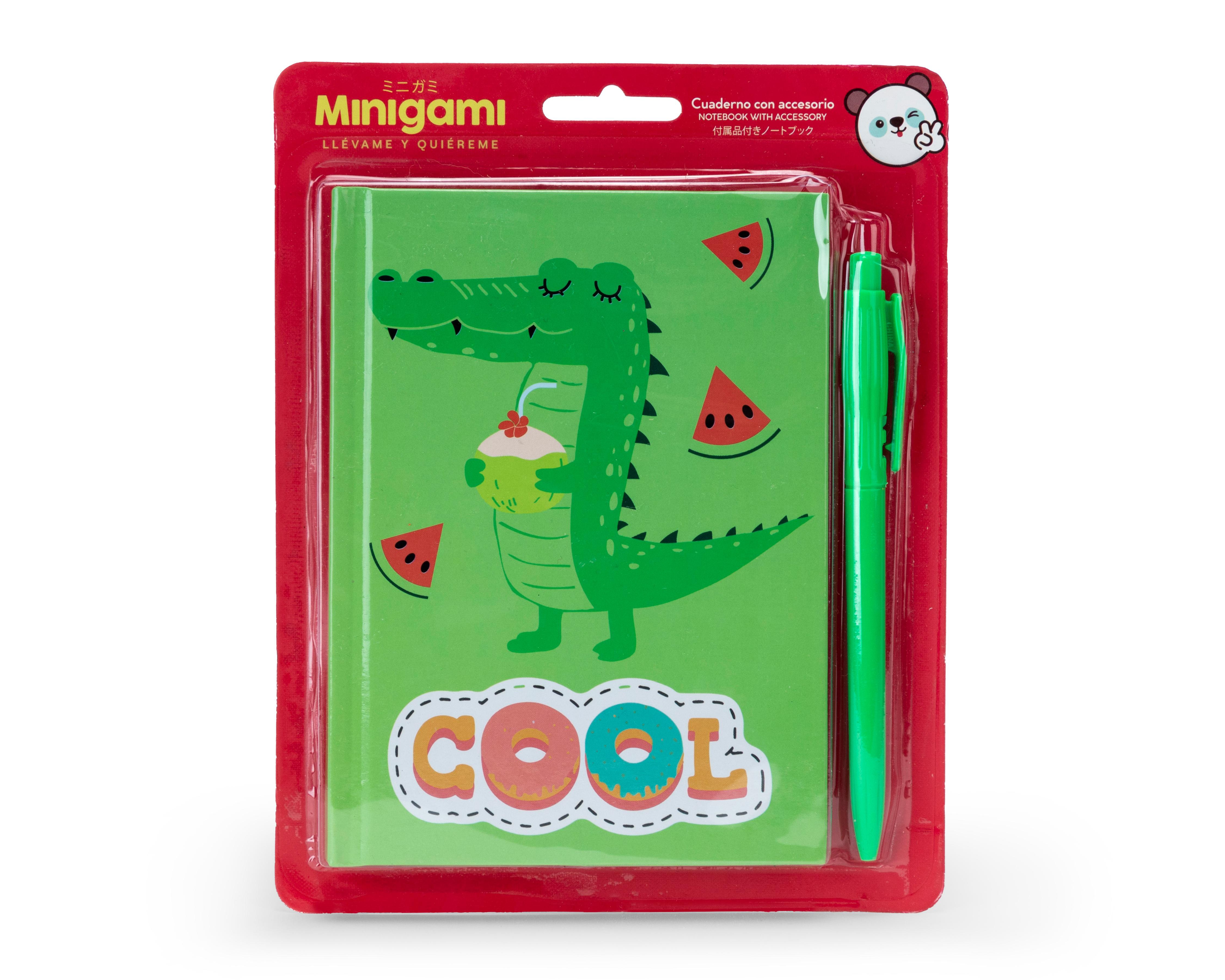 Cuaderno con Accesorio Minigami