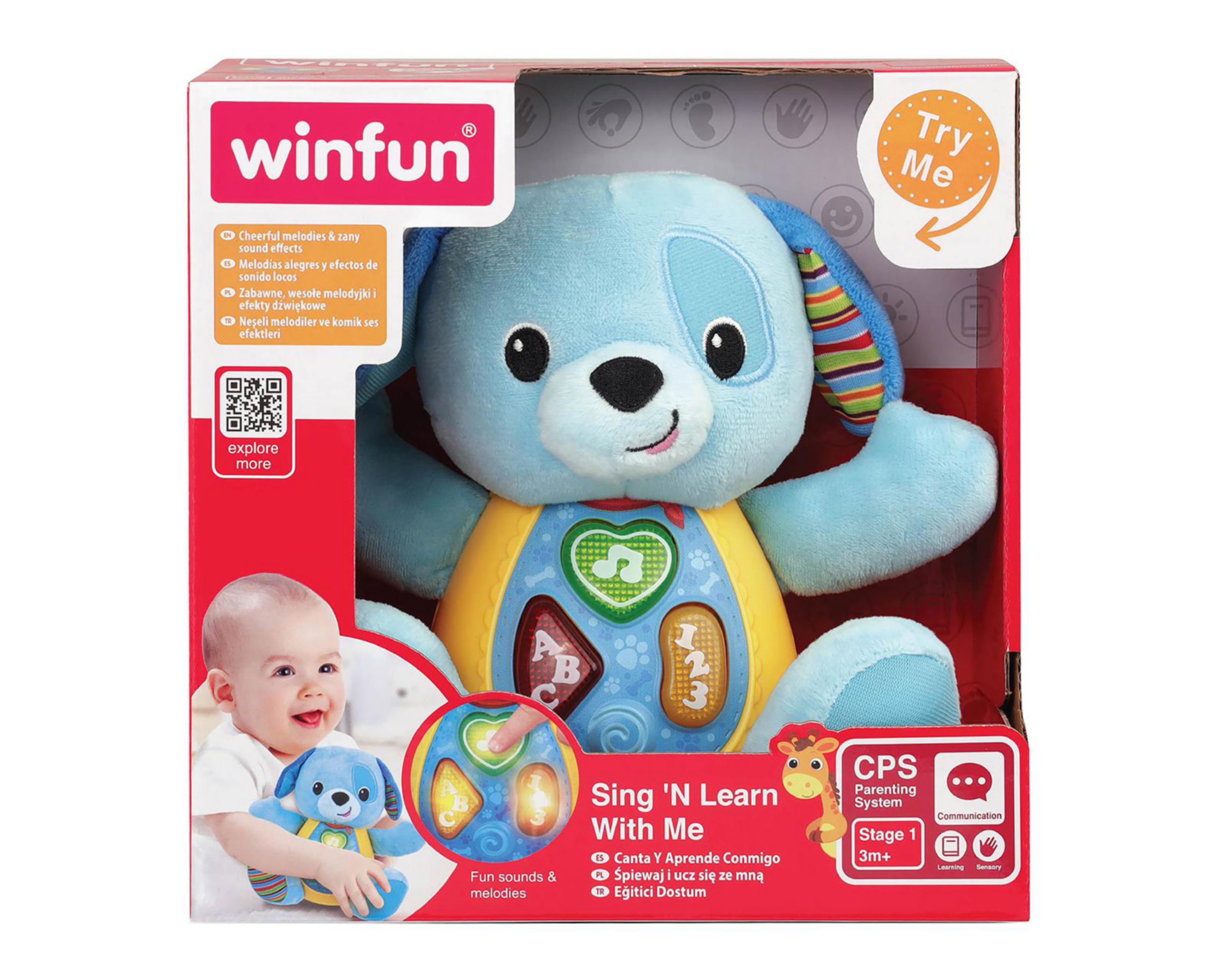 Peluche para Bebé Winfun Sing and Learn With Me