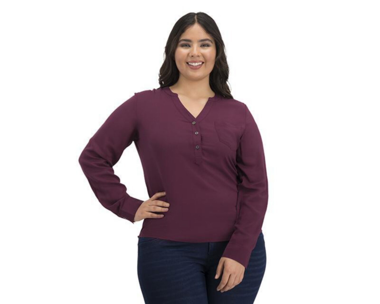 blusas moradas para mujer