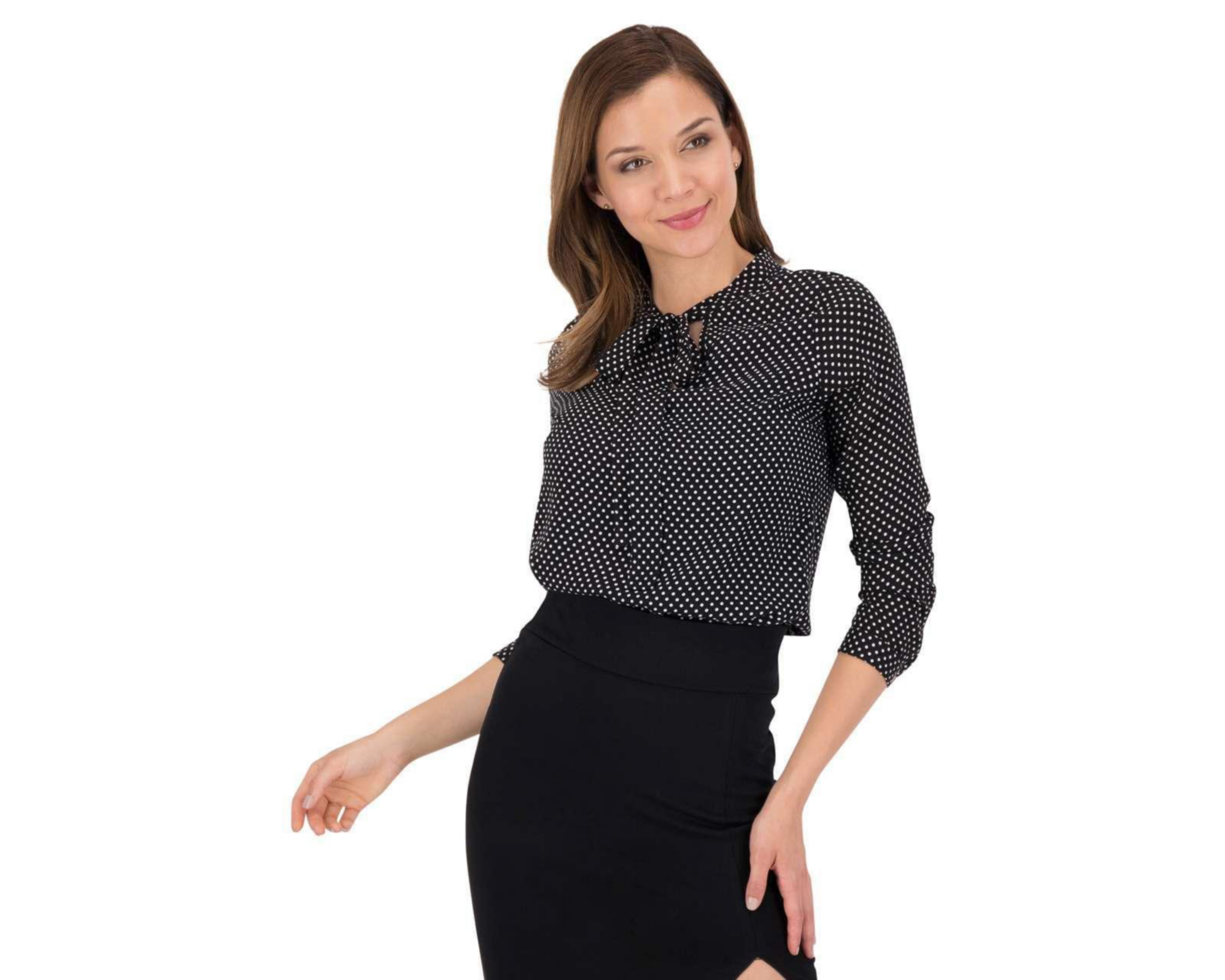 Blusa color Negro Manga Larga marca Sahara para Mujer | Coppel Blusa color Negro Manga Larga marca Sahara para Mujer | Coppel