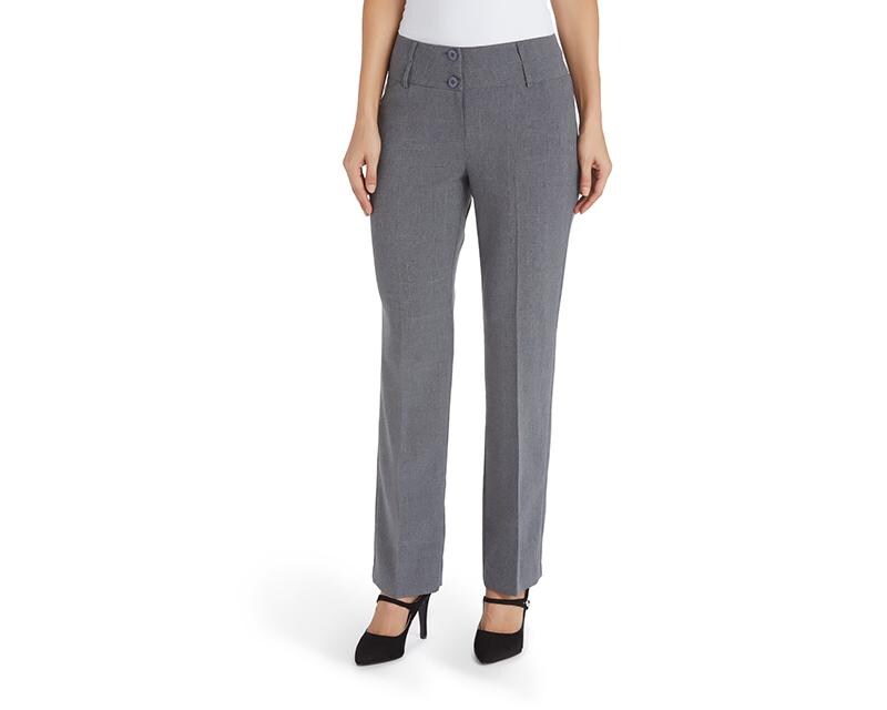 pantalon gris mujer