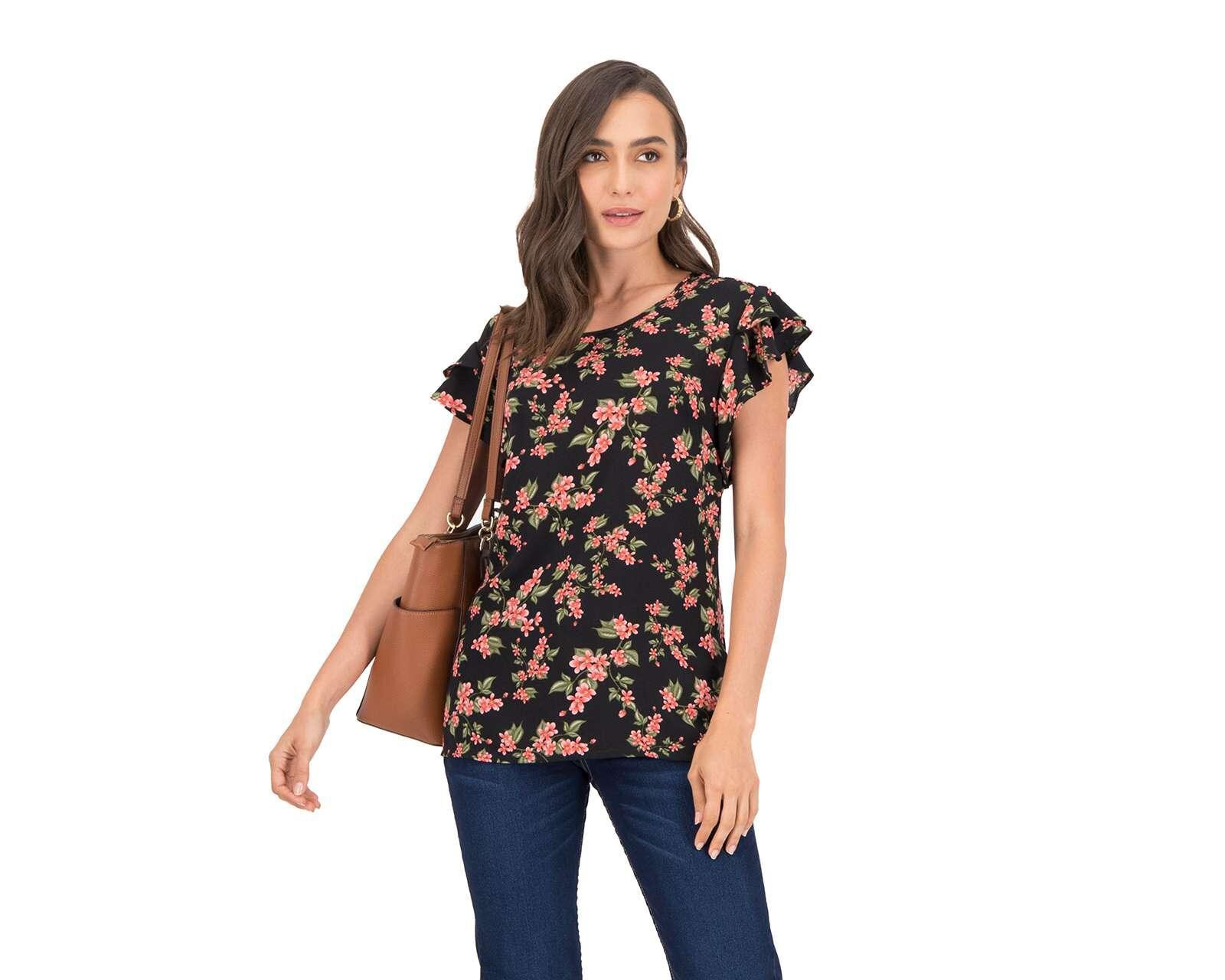 Blusa Sahara Manga Corta | Coppel Blusa Sahara Manga Corta | Coppel