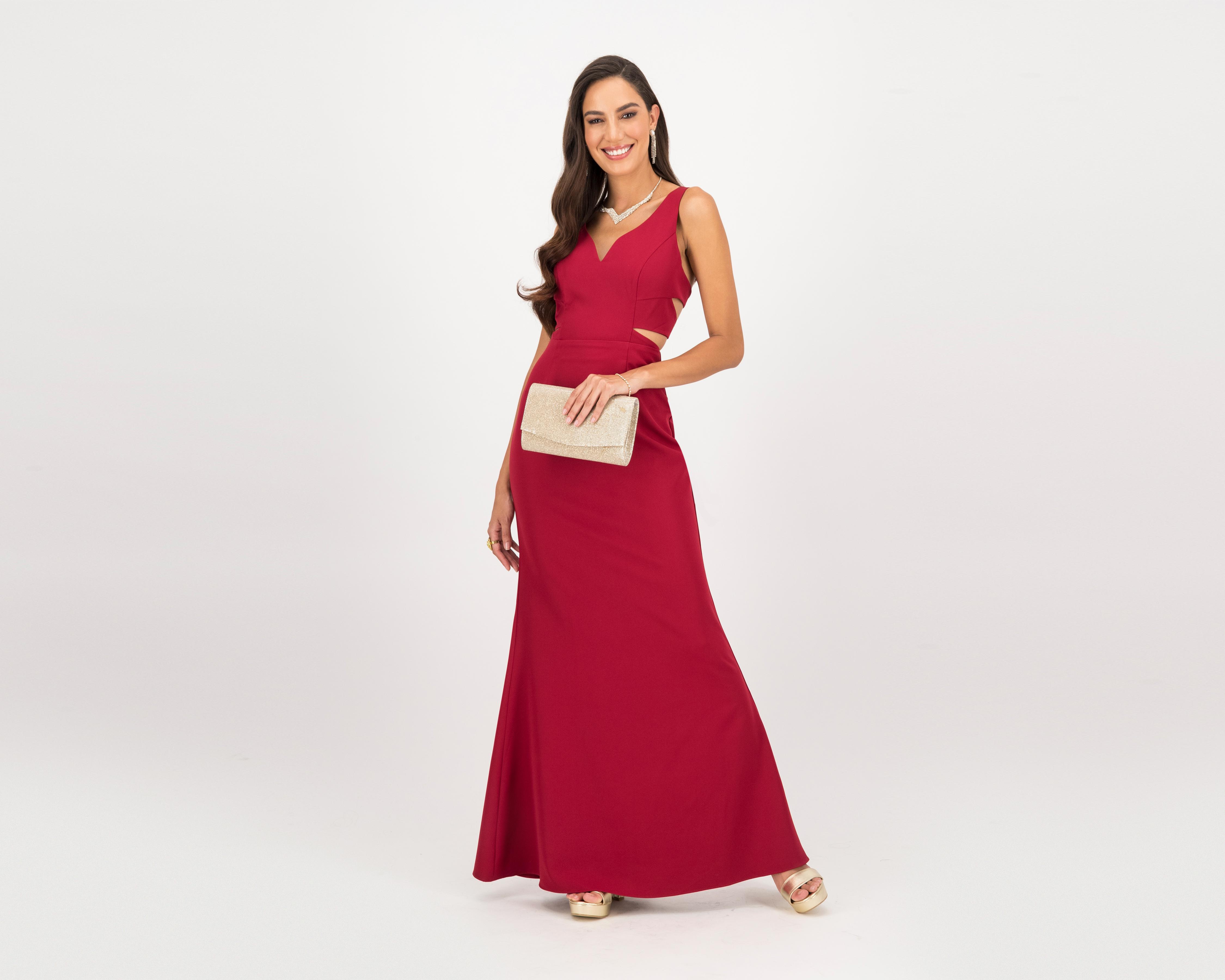 Vestido Nina Ferré De Fiesta Largo Coppel :443 Vestido Nina Ferré De Fiesta Largo Coppel :443