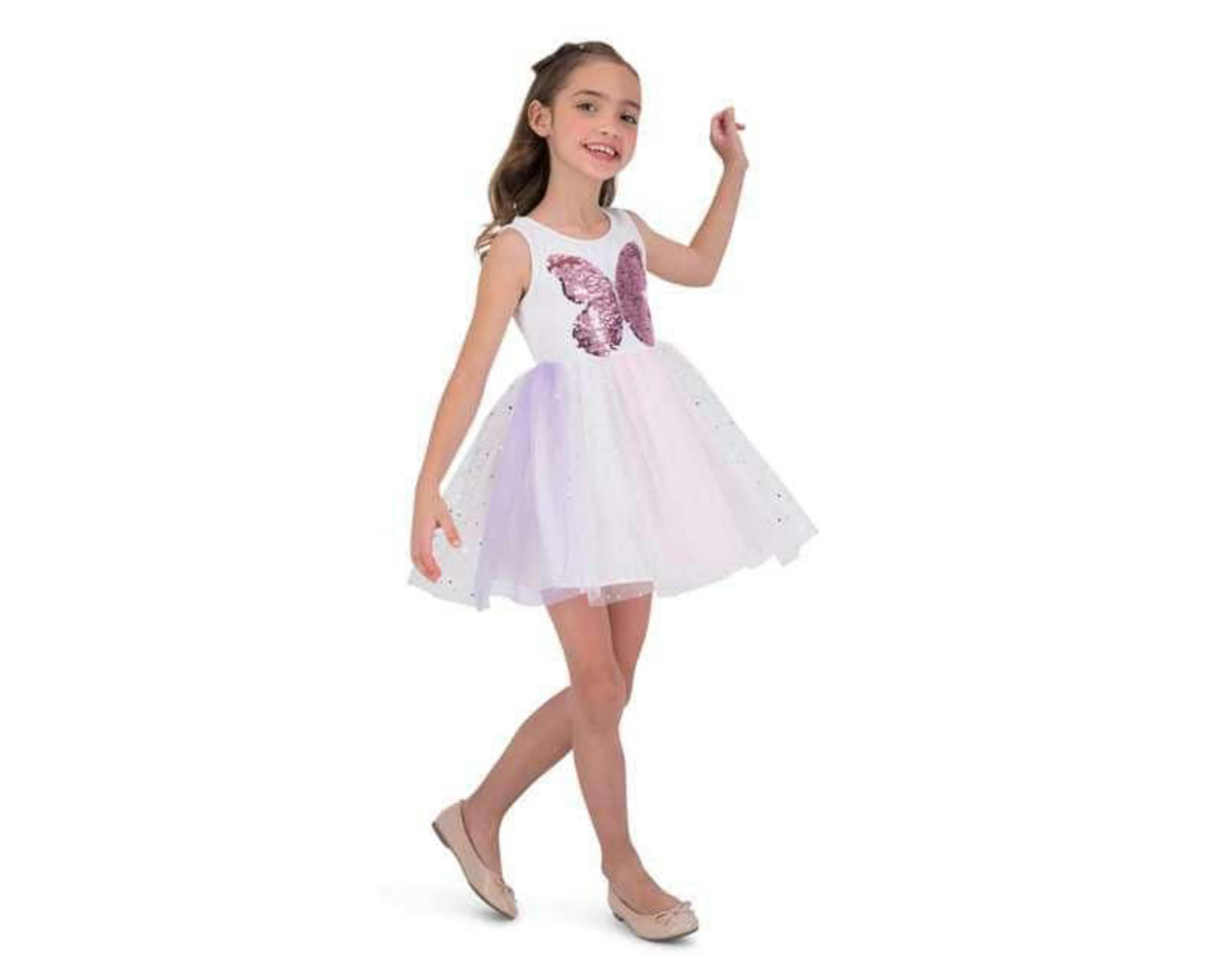 Vestido marca Girls Attitude Blanco para Niña | Coppel Vestido marca Girls Attitude Blanco para Niña | Coppel