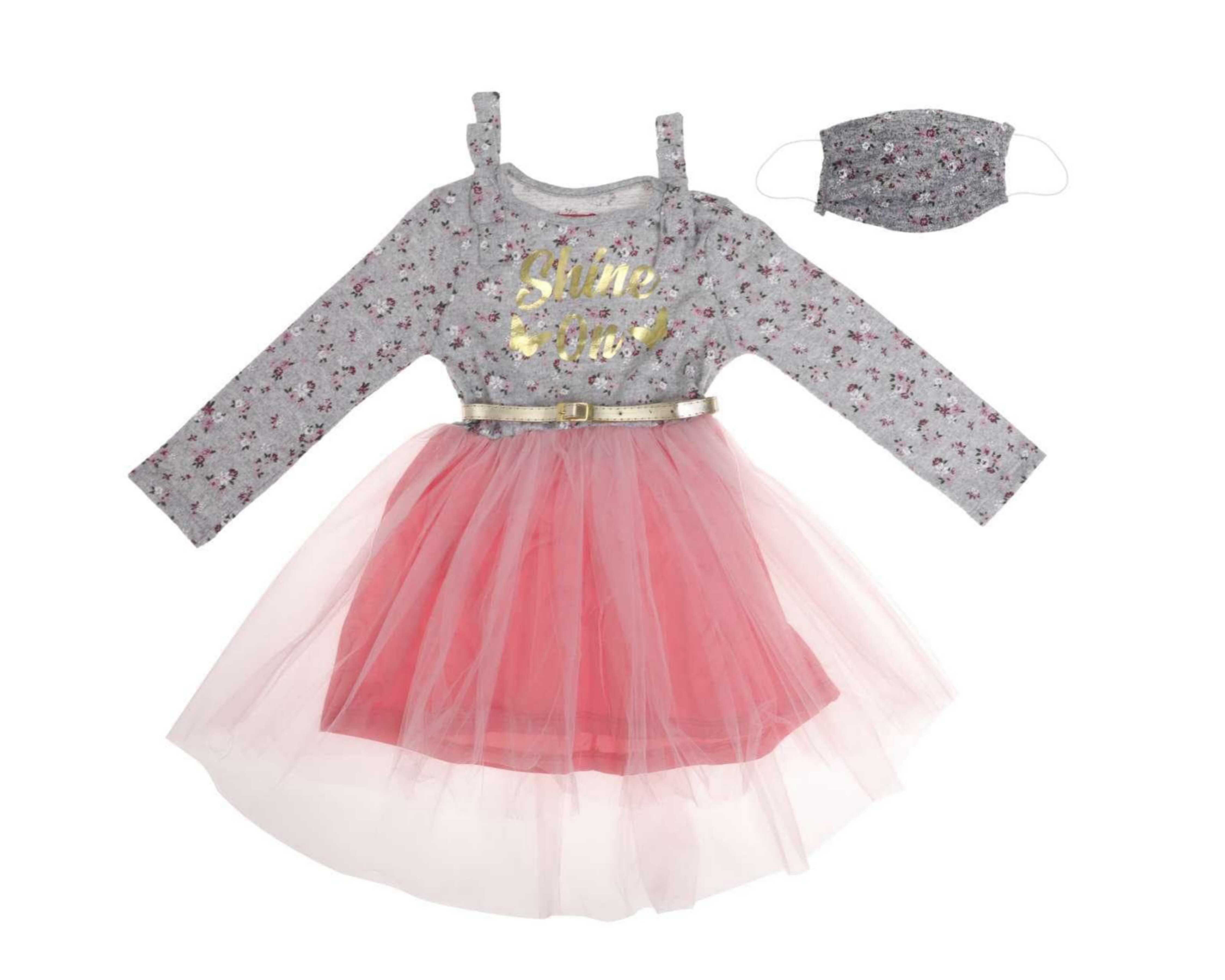 Vestido Girls Attitude con Cubrebocas | Coppel Vestido Girls Attitude con Cubrebocas | Coppel