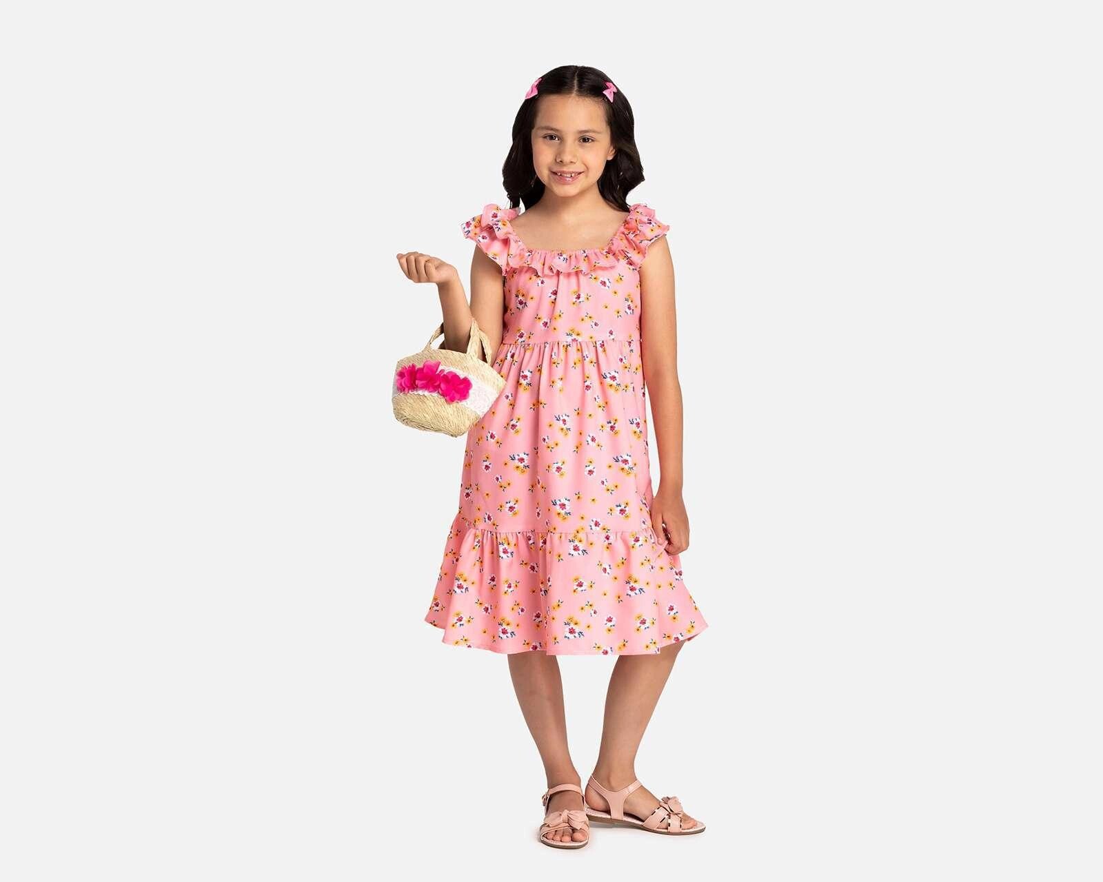 Vestido Chague Para Niña Coppel :443 Vestido Chague Para Niña Coppel :443