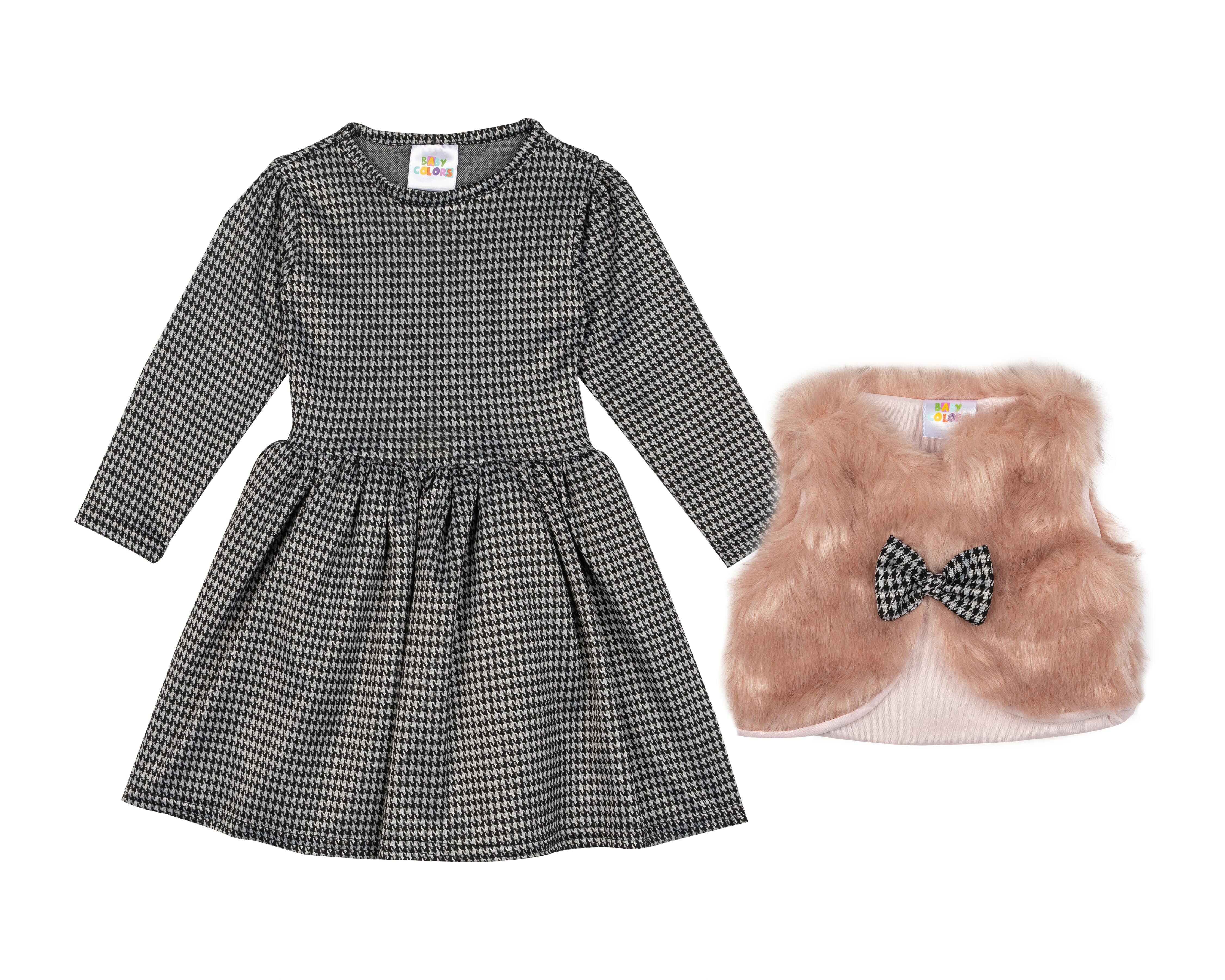 Vestido y Chaleco Baby Colors para Niña | Coppel Vestido y Chaleco Baby Colors para Niña | Coppel