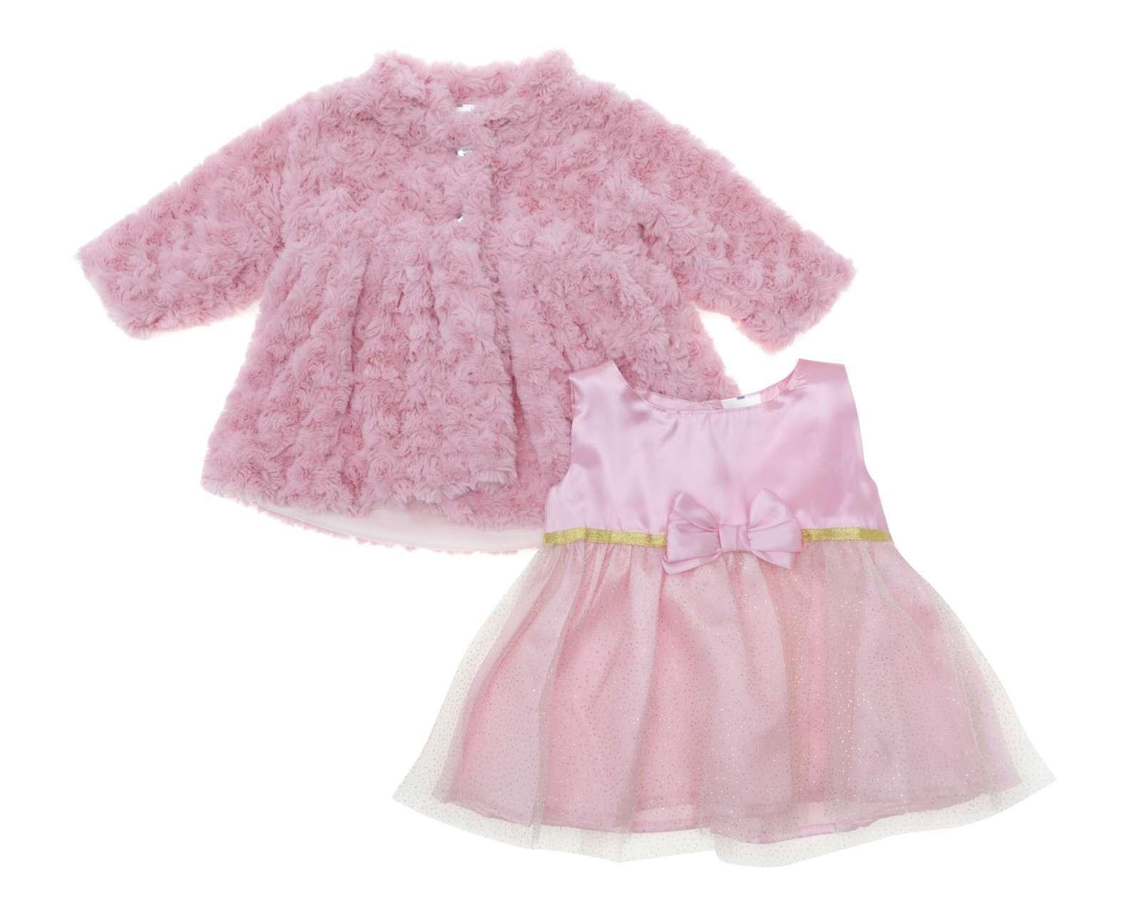 Abrigo y Vestido Baby Colors para Bebé Niña | Coppel Abrigo y Vestido Baby Colors para Bebé Niña | Coppel