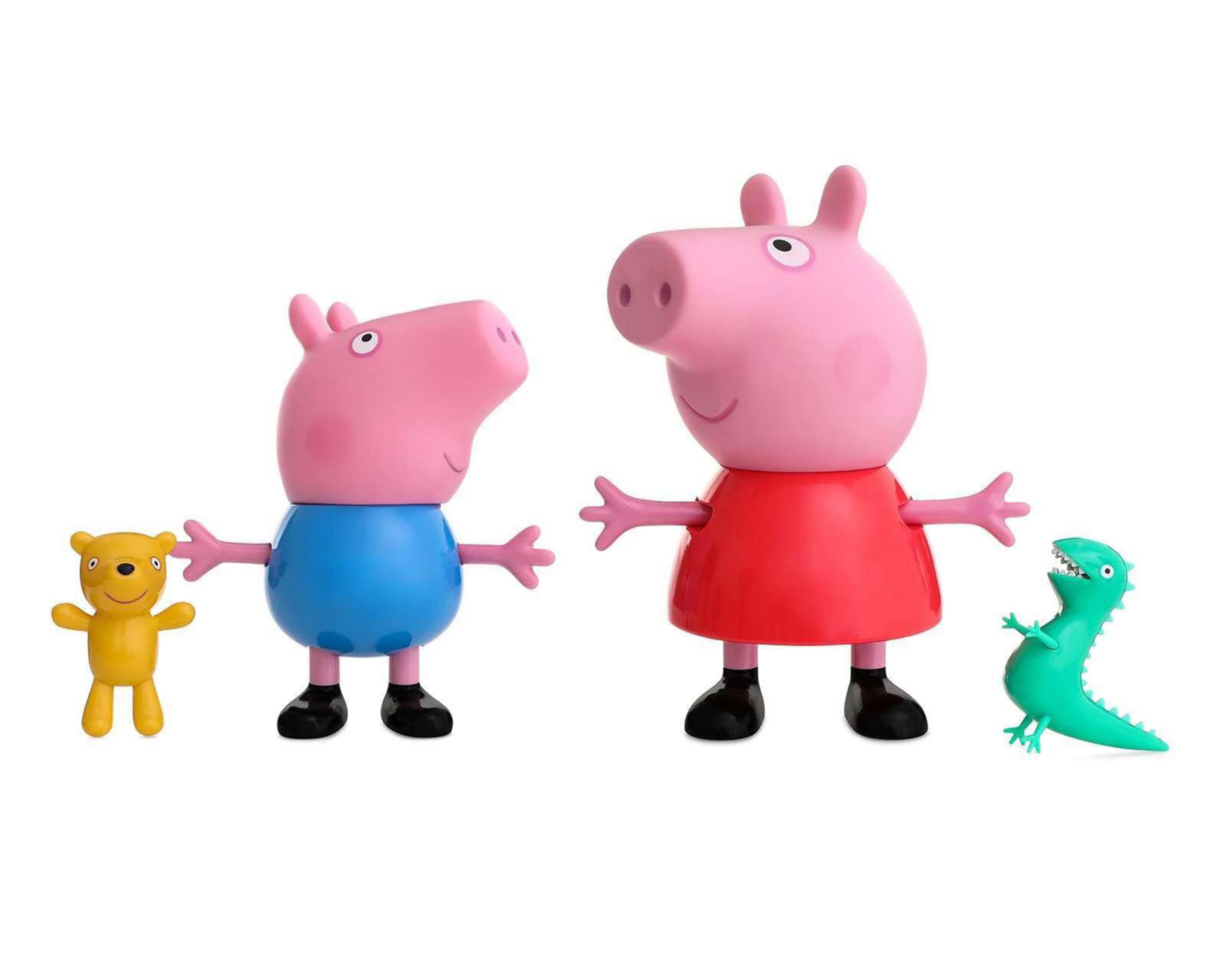 Peppa Pig y George Fotoroma con Teddy y Dinosaurio | Coppel