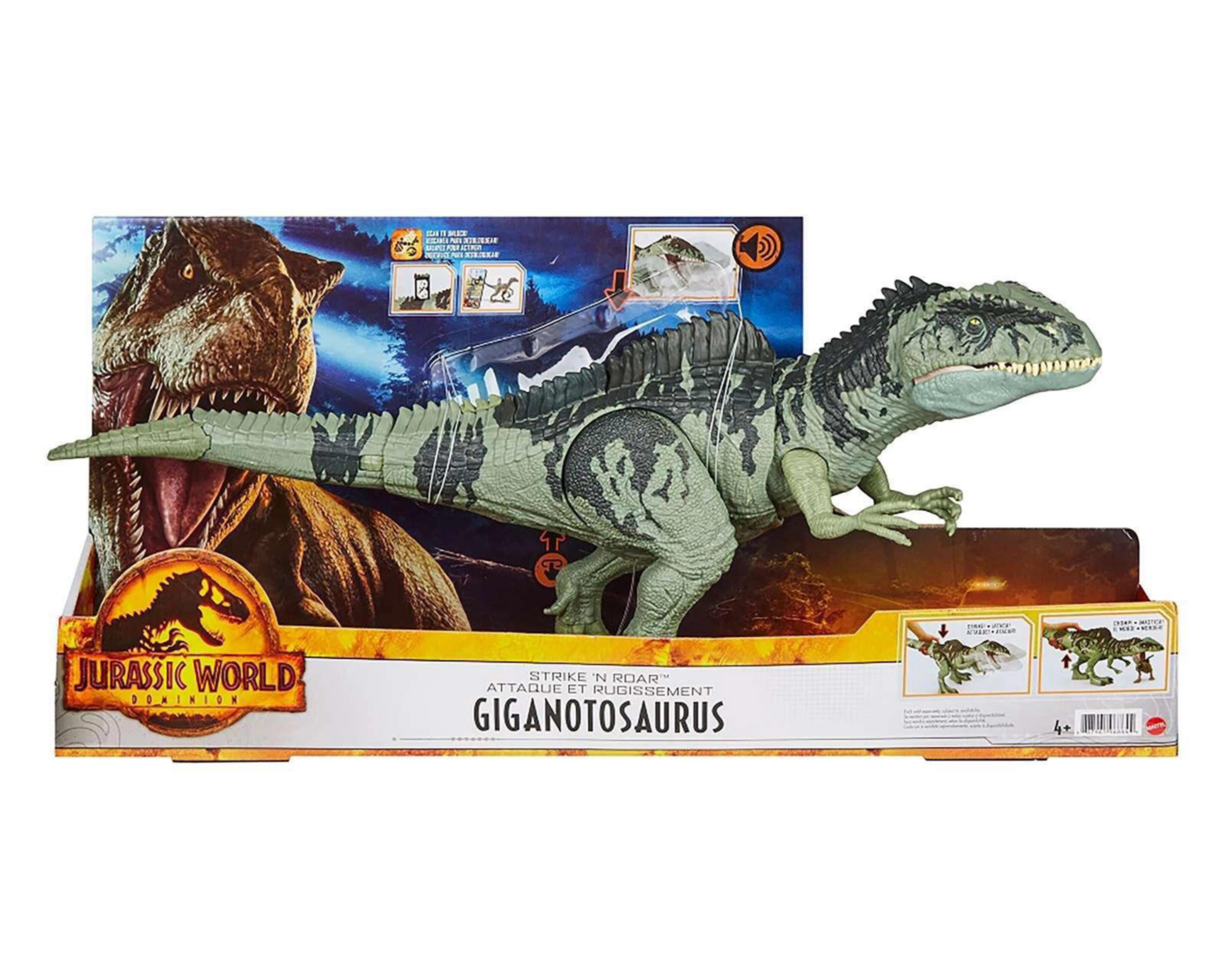 Dinosaurio Giganotosaurus Jurassic World con Sonido | Coppel Dinosaurio Giganotosaurus Jurassic World con Sonido | Coppel